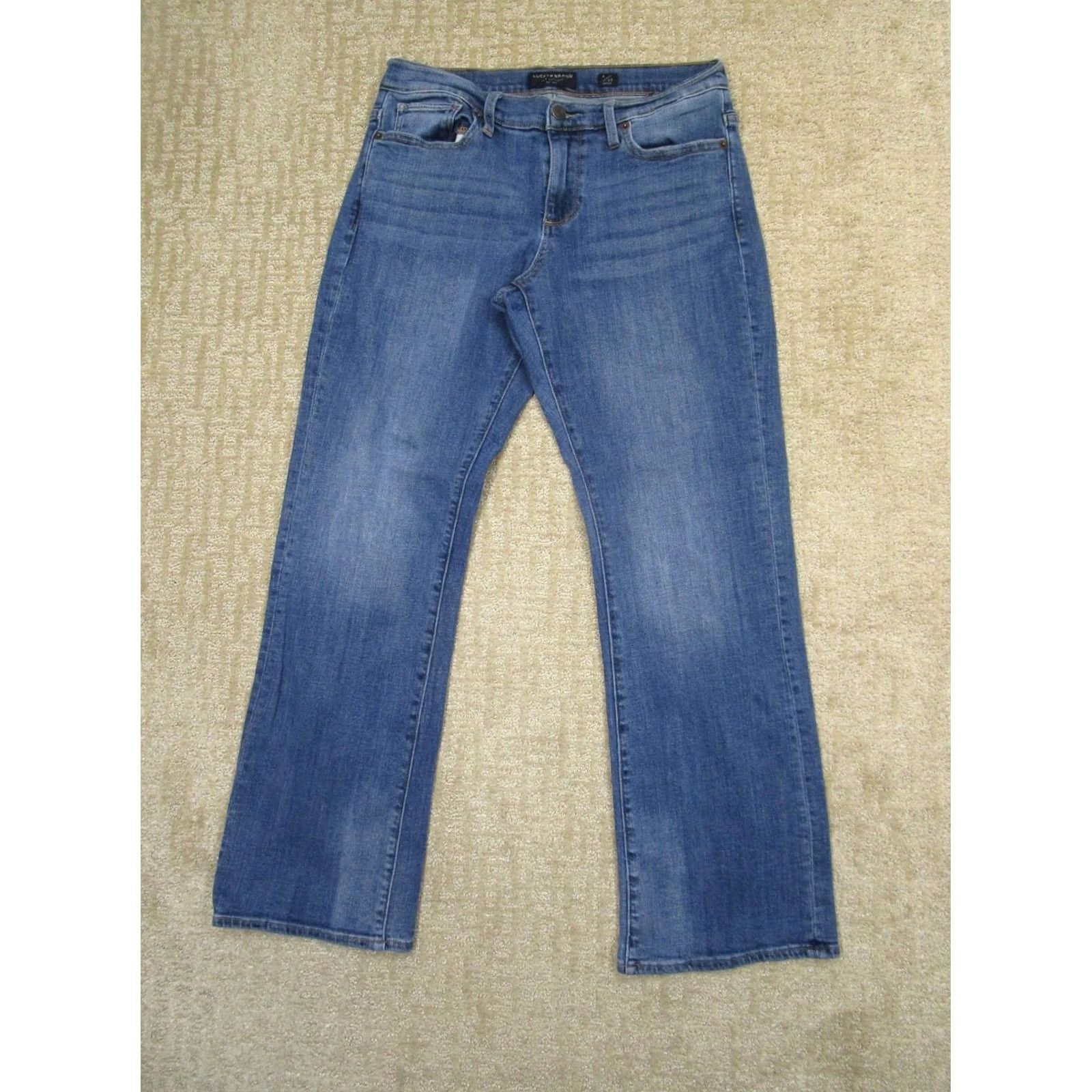 Lucky Brand Lucky Brand Easy Rider Jeans Women 8 Blue Bootcut Mid Rise Light Wash Denim Pants Size 30" / US 8 / IT 44 - 2 Thumbnail