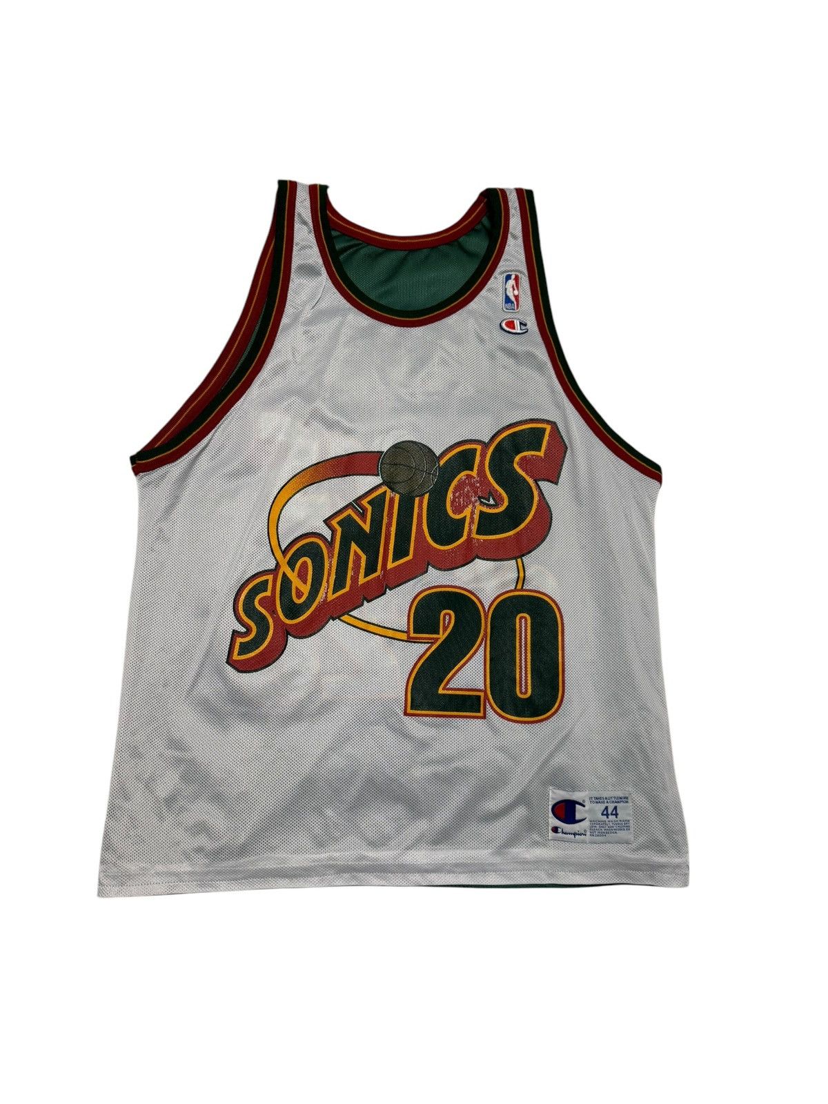 Champion Vintage Gary payton champion authentic jersey reversible Size US S / EU 44-46 / 1 - 1 Thumbnail