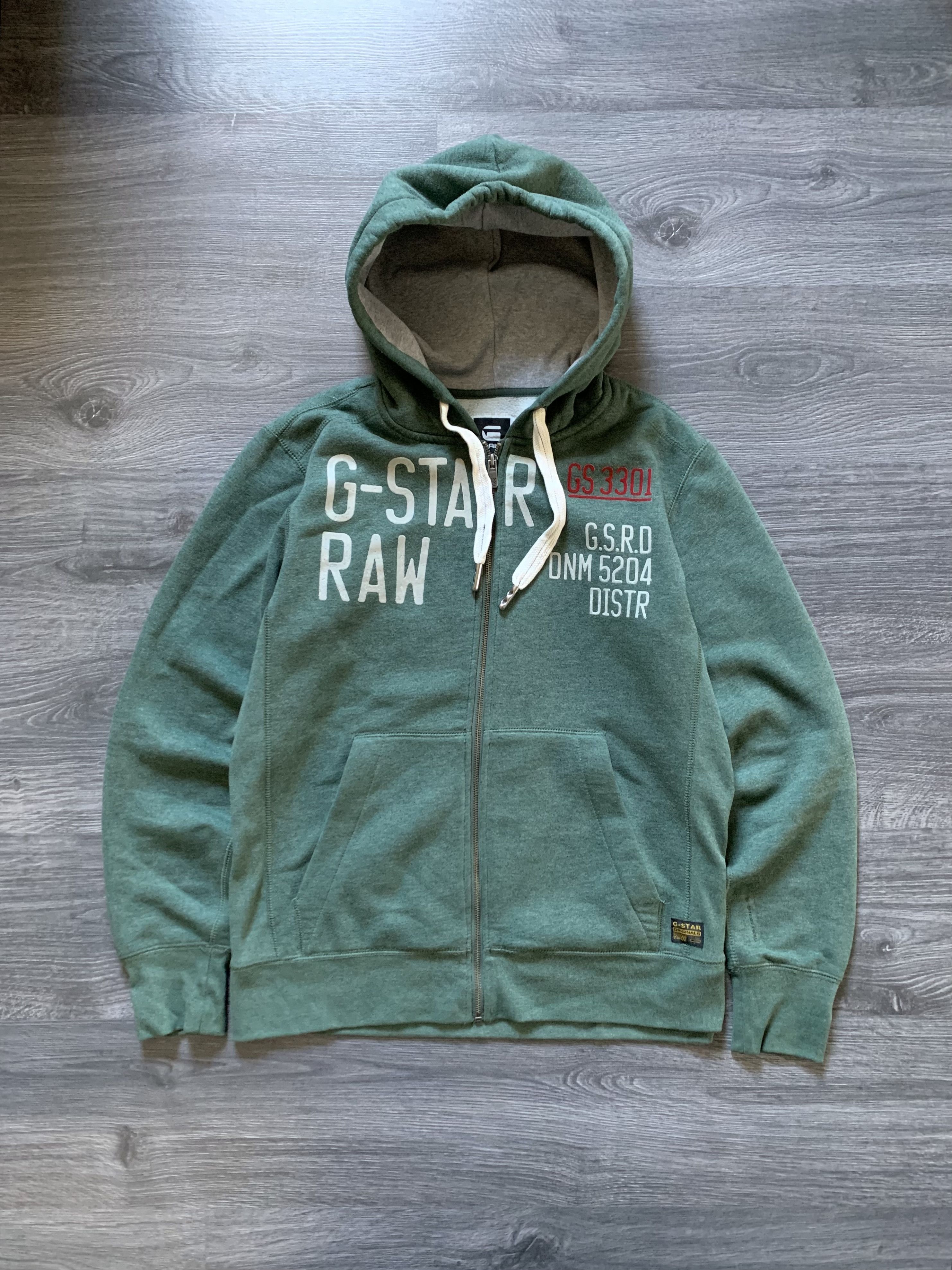 G-Star × Streetwear × Vintage Vintage G-Star Raw big logo zip 