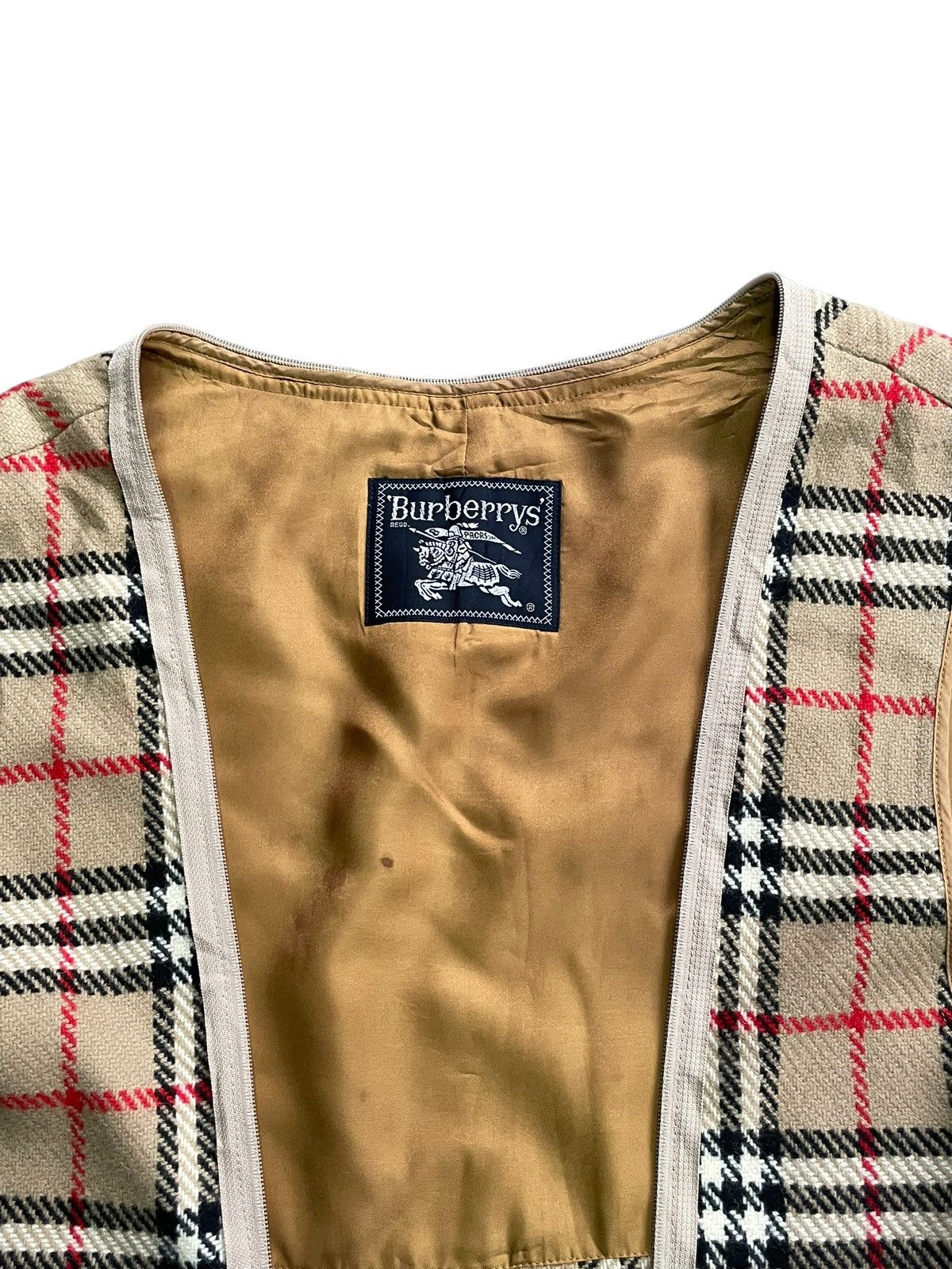 Burberry Vintage Burberrys Inner Lining Size M / US 6-8 / IT 42-44 - 4 Thumbnail