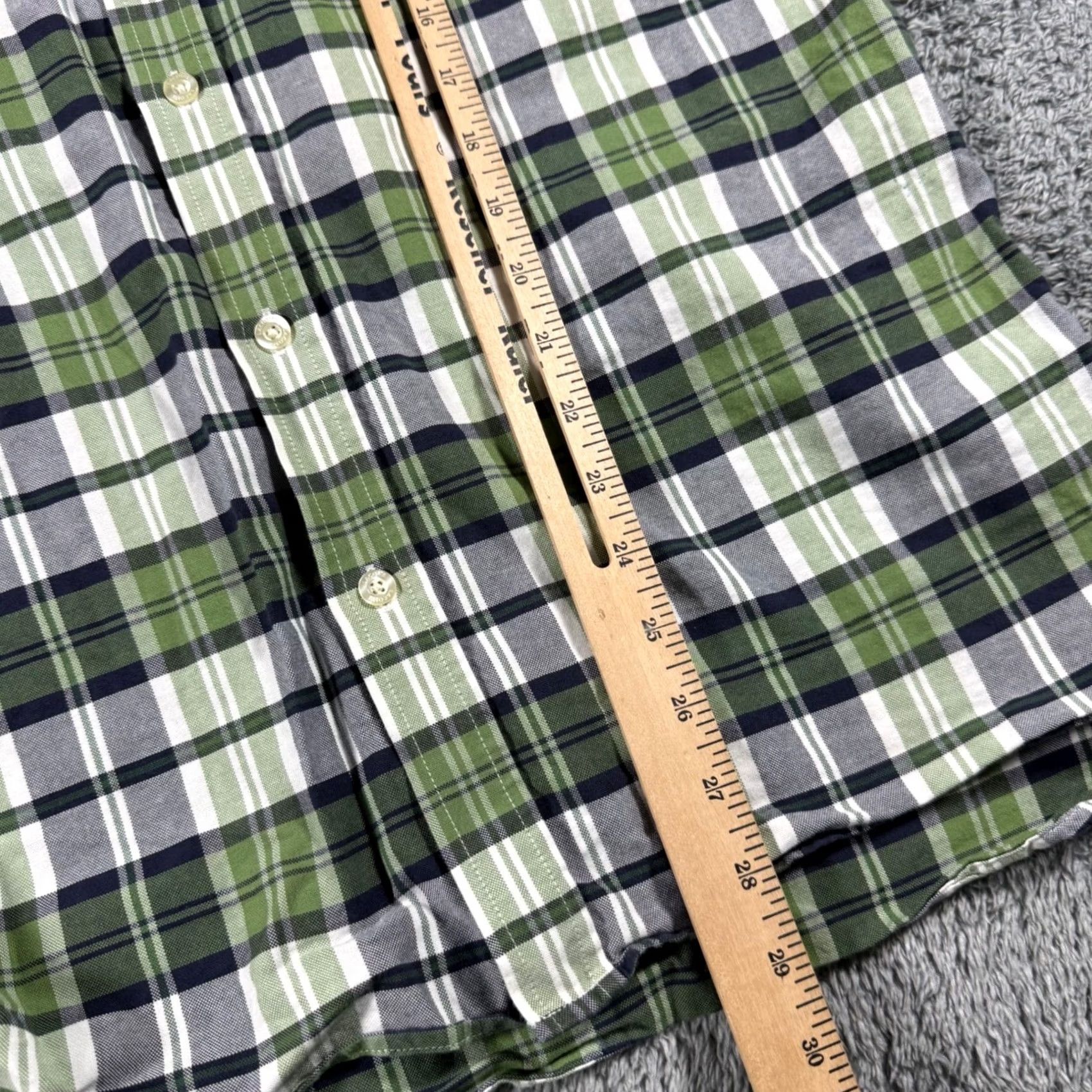 Lacoste Lacoste Shirt Mens Medium Green Plaid Multicolor Chest Logo Button Down Size US M / EU 48-50 / 2 - 8 Thumbnail