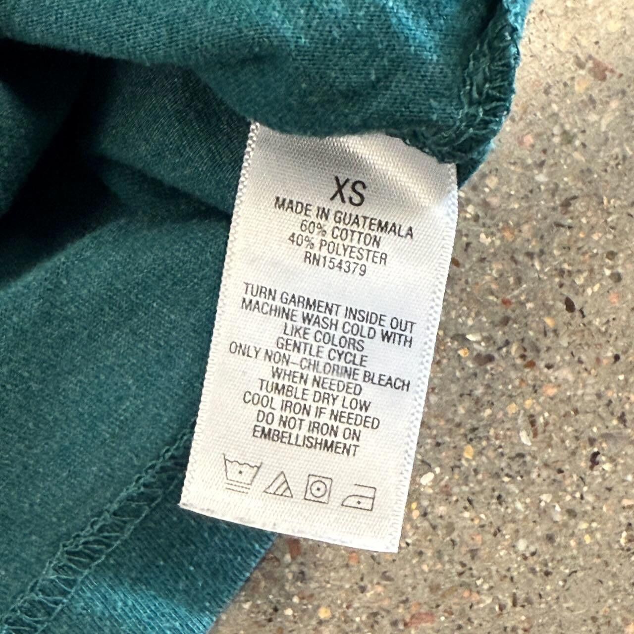Aeropostale VTG 90s Single Stitch Aéropostale Teal Aero Tee Adult XS Size US XS / EU 42 / 0 - 5 Thumbnail