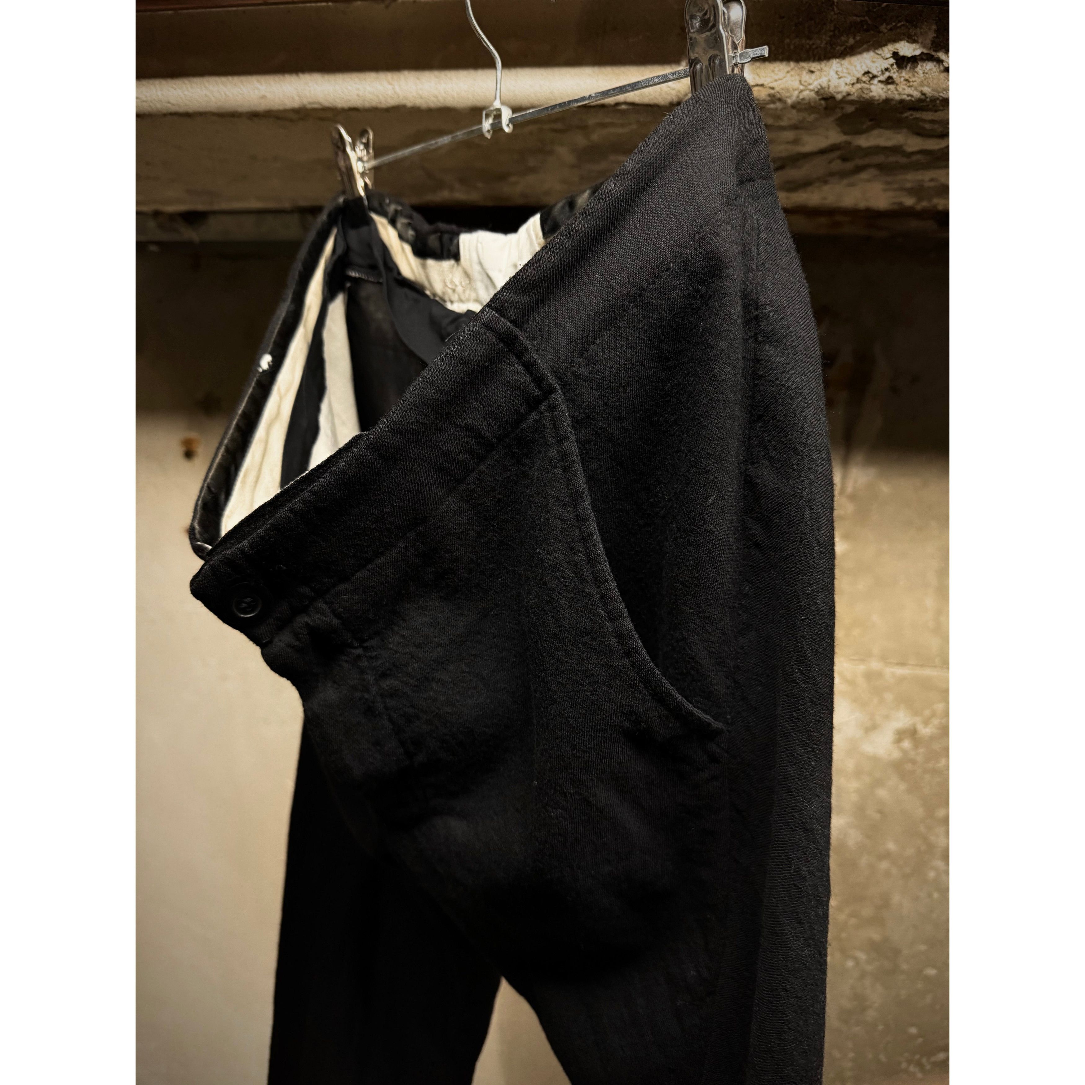 Rick Owens Rick Owens AW08 STAG Bias Cut Frayed Hem Flare Wool Trousers Size US 34 / EU 50 - 3 Thumbnail