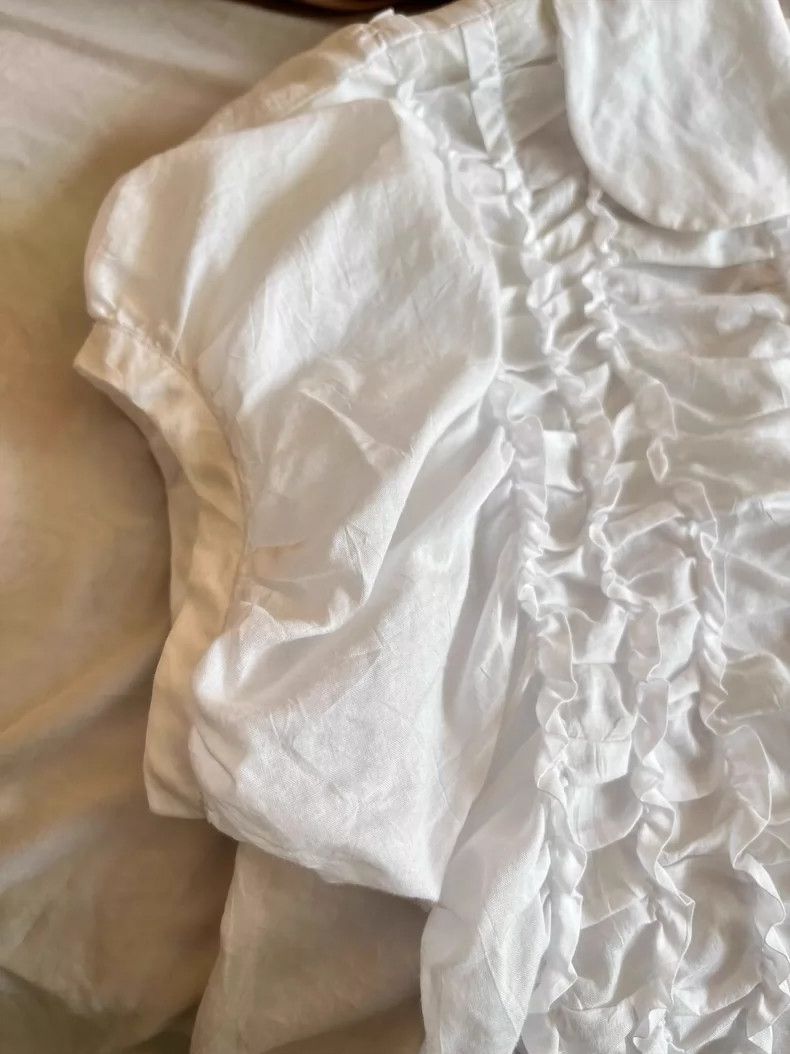 Comme des Garcons Comme Des Garcons Cute white short sleeved shirt 2505-Next Size S / US 4 / IT 40 - 6 Thumbnail