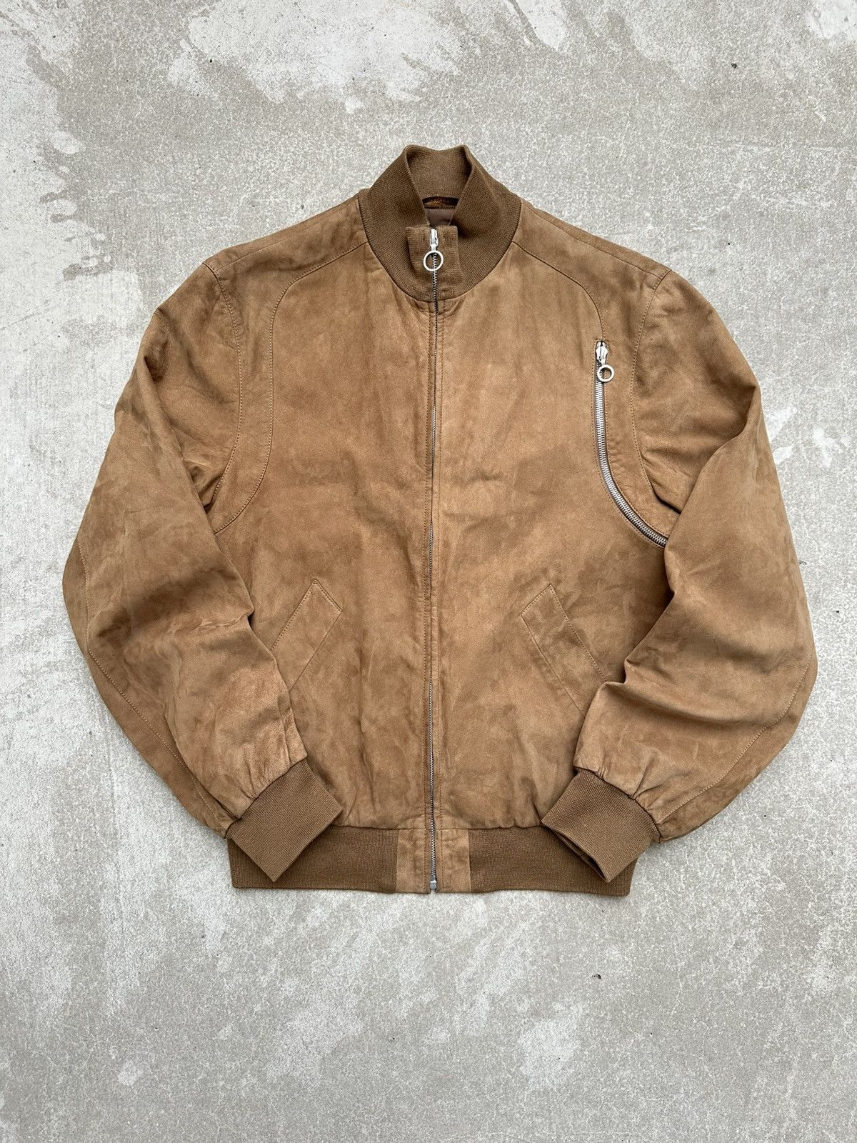 SERAPHIN SERAPHIN France Leather Suede Bomber Jacket Size US M / EU 48-50 / 2 - 4 Thumbnail