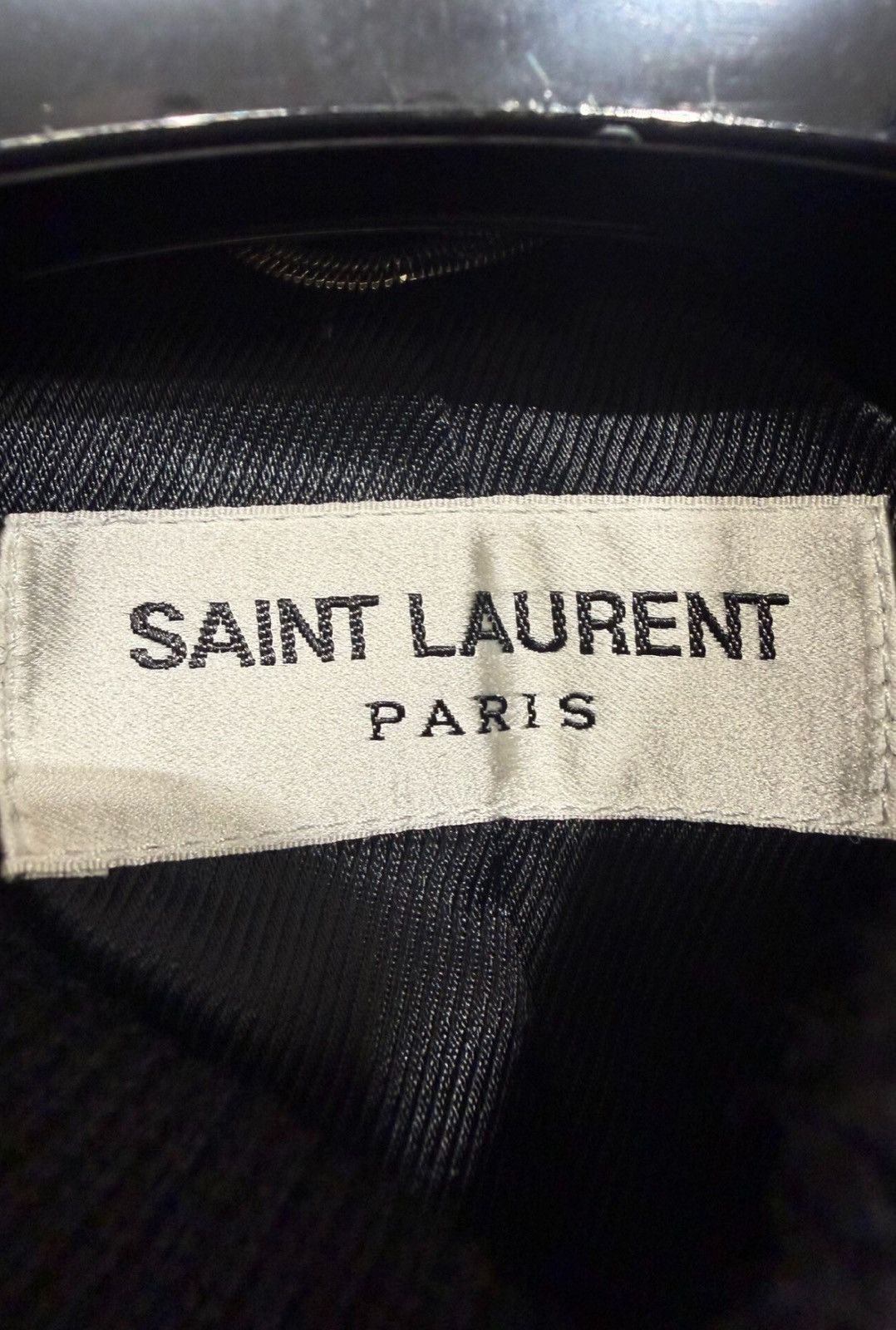 Saint Laurent Paris Saint Laurent SLP 2018FW Blue-Green Teddy Varsity Jacket Size US S / EU 44-46 / 1 - 4 Thumbnail