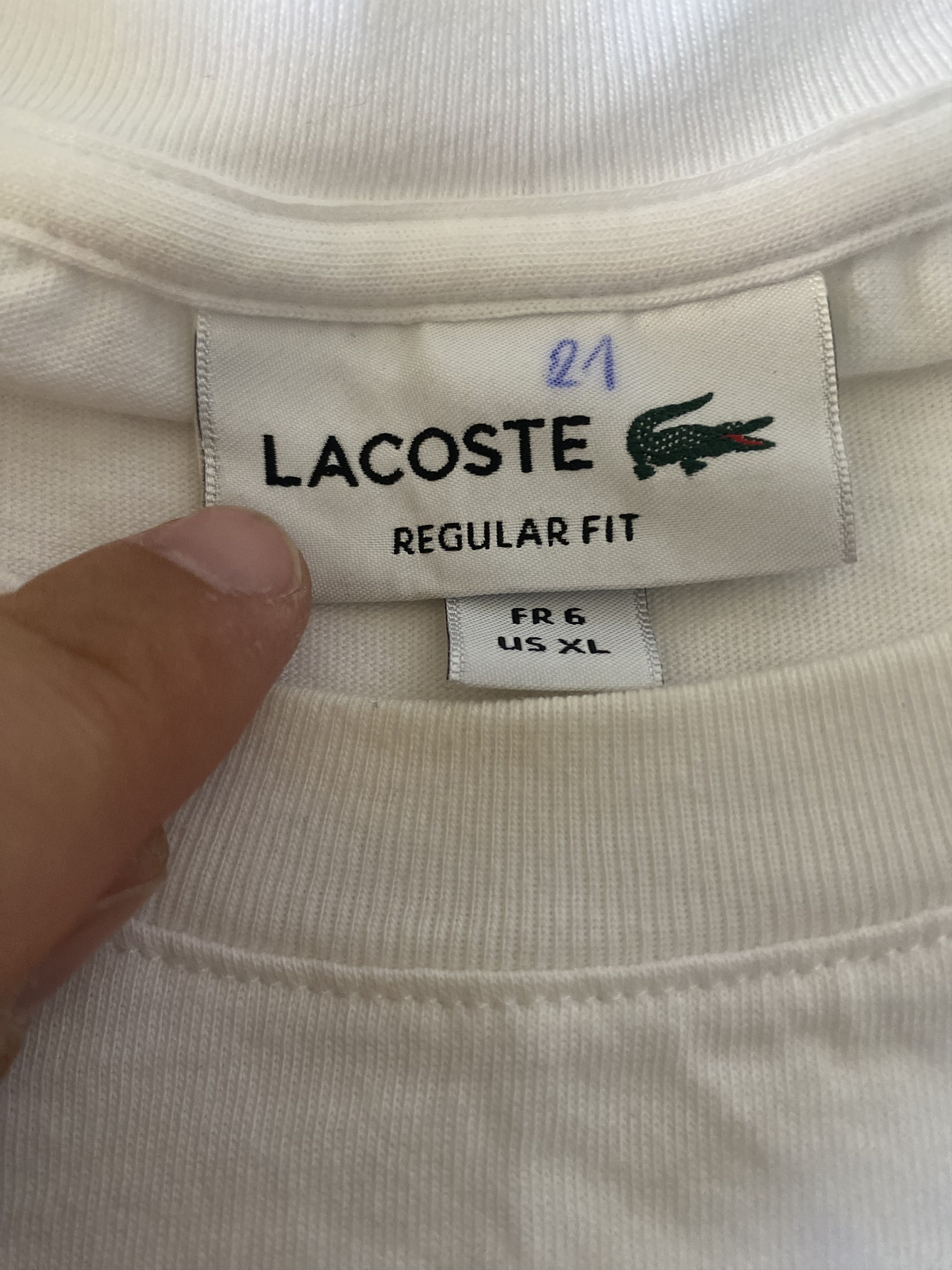 Lacoste LACOSTE T-shirt mens - XL - like new - UNIQUE Size US XL / EU 56 / 4 - 4 Thumbnail
