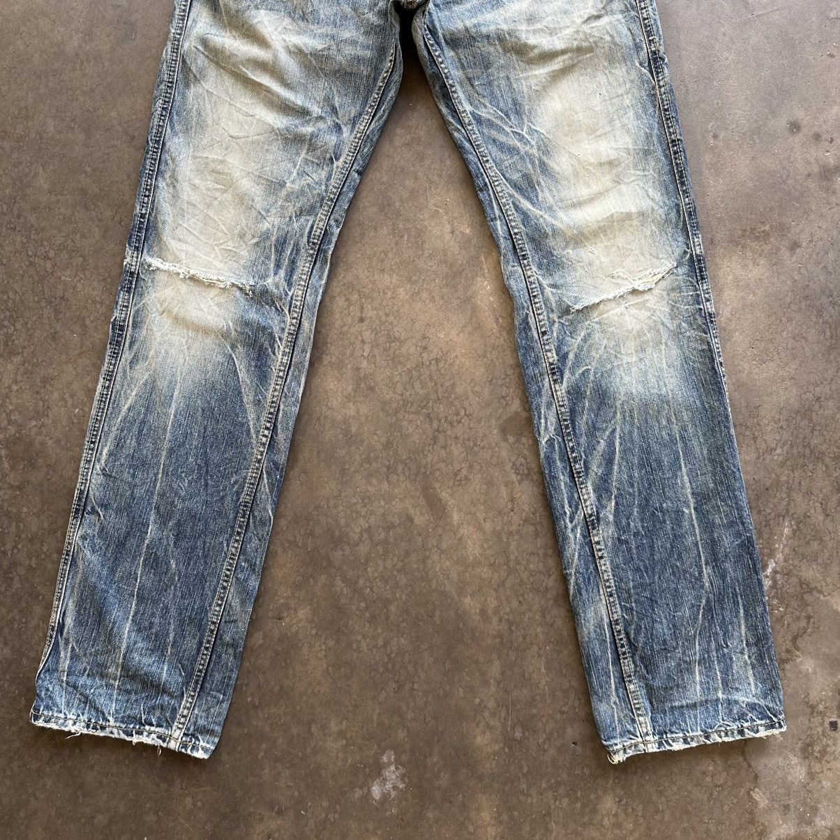 If Six Was Nine Vintage Japanese Rusty Faded Denim Jean Pant W30 Size US 30 / EU 46 - 2 Thumbnail