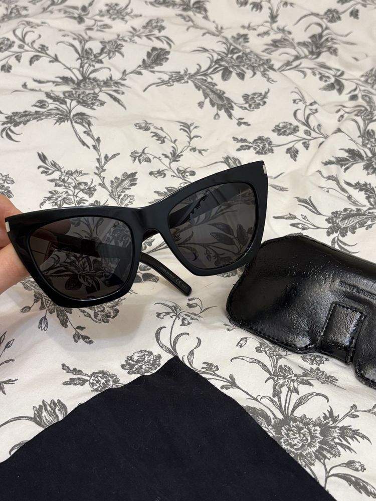 Saint Laurent Paris Saint Laurent Paris SL 214 Kate New Wave Sunglasses Size ONE SIZE - 2 Thumbnail