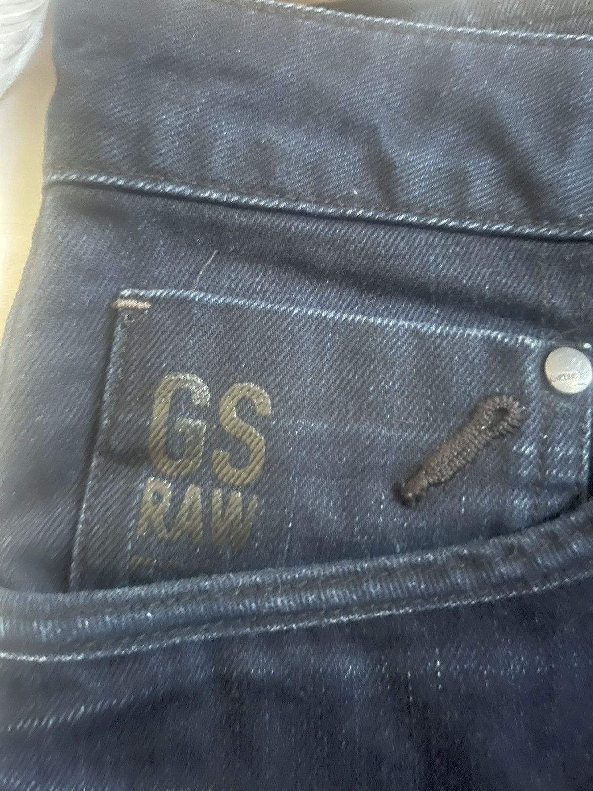 G-Star G-Star Raw Men’s Jeans Dark Wash Straight Leg W33 L32 Size US 33 - 5 Thumbnail