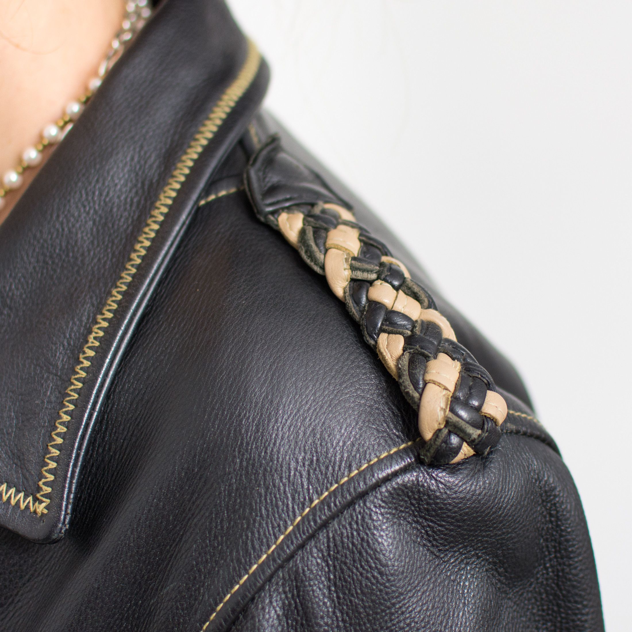 Diesel × Vintage DIESEL leather jacket belted Size M / US 6-8 / IT 42-44 - 6 Thumbnail