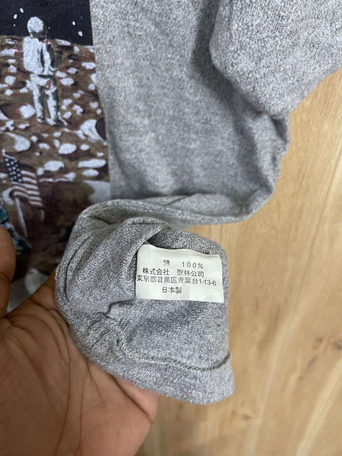 Blue Blue Japan × HOLLYWOOD RANCH MARKET × Japanese Brand Vintage Hollywood Ranch Market Blue Blue Japan Okura T shirt Size US M / EU 48-50 / 2 - 5 Thumbnail