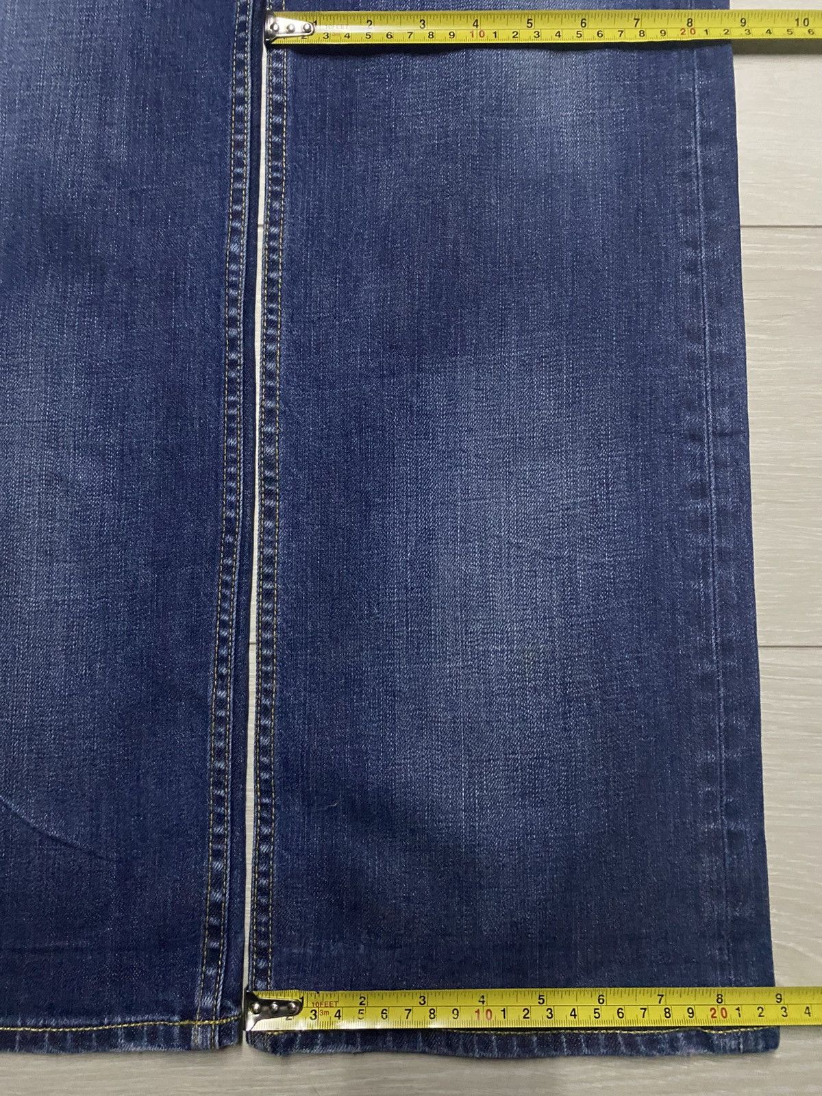 Dapper Dan × Gap Vintage Gap Denim Blue Wash Distressed Bootcut Jeans Size US 33 - 16 Thumbnail