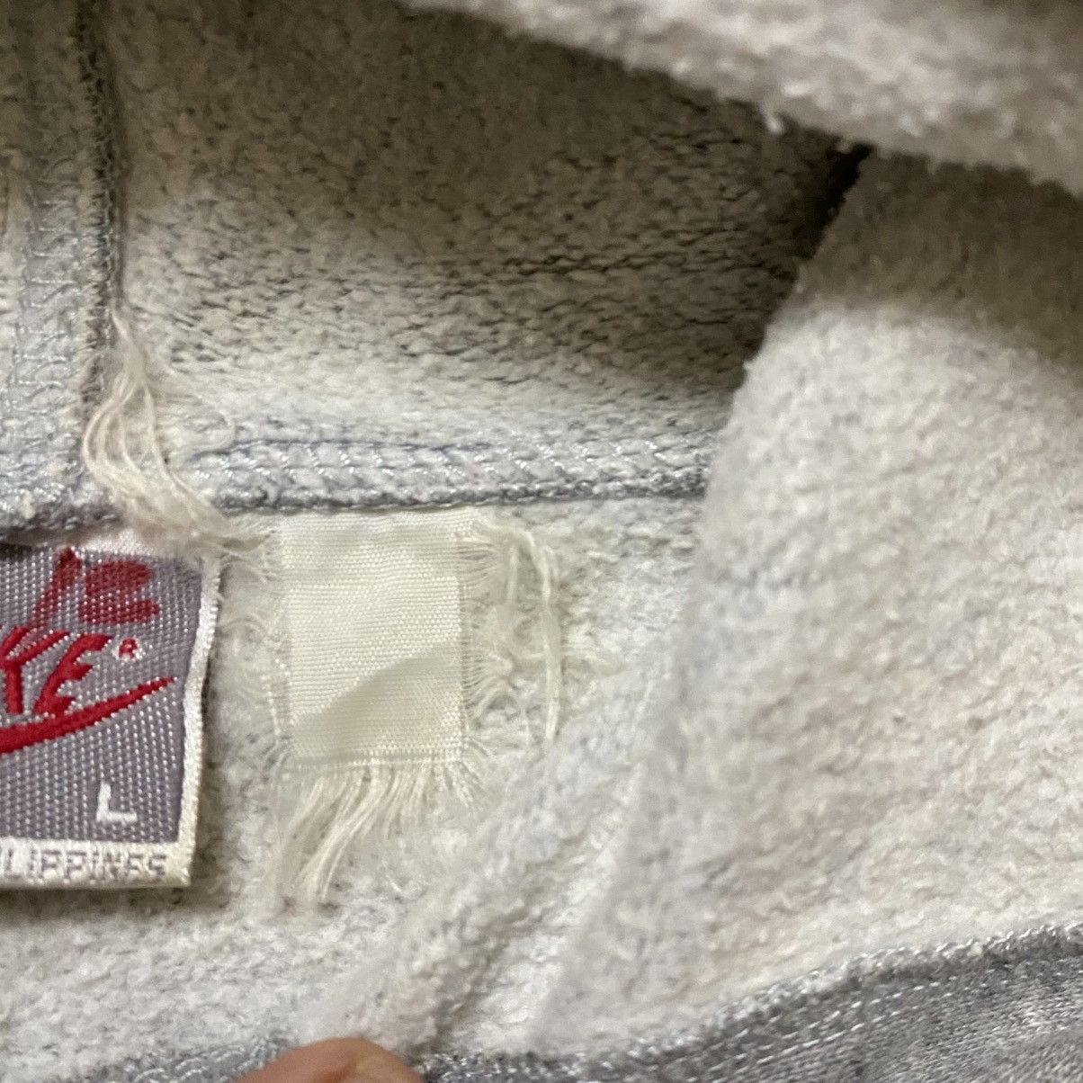 Nike × Vintage Vintage 90's Nike Big Swoosh Hoodies Size US L / EU 52-54 / 3 - 9 Thumbnail