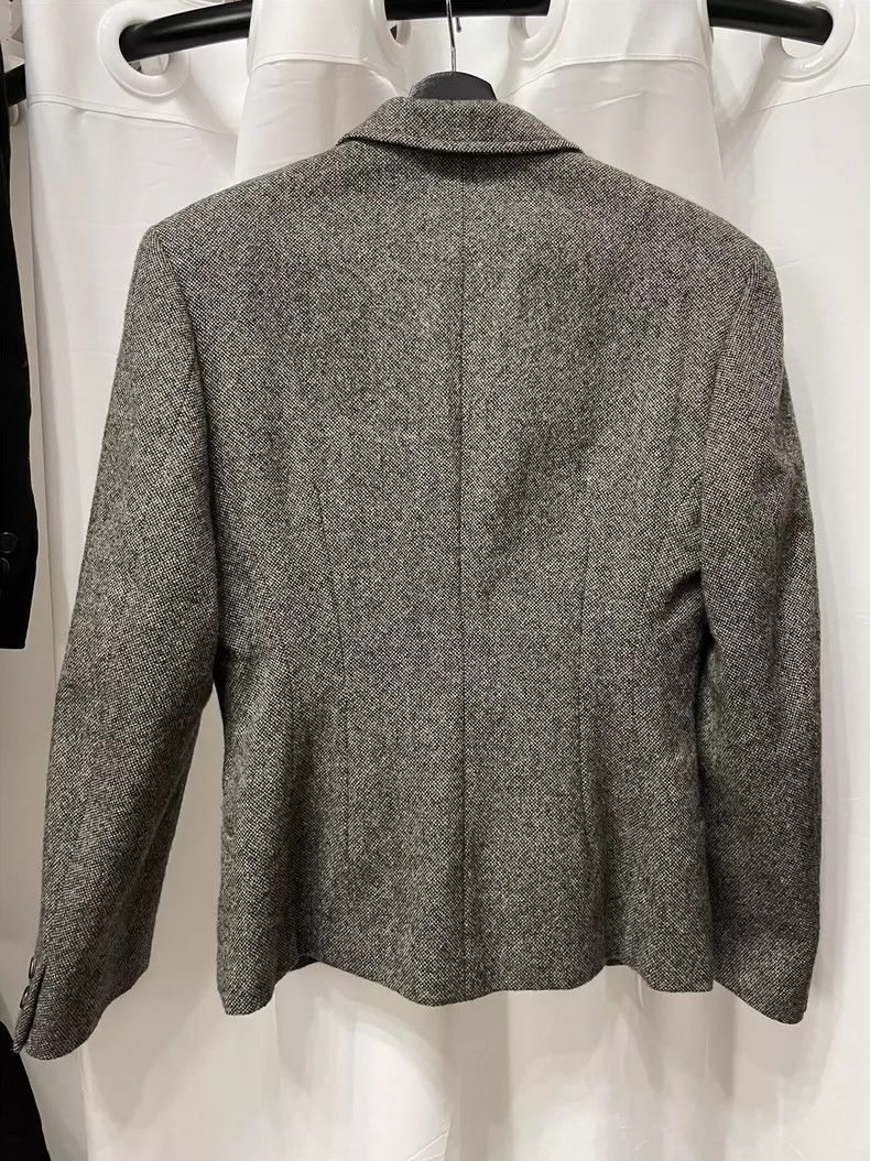 Comme des Garcons Comme des Garçons size os Dark grey wool casual jacket Size US M / EU 48-50 / 2 - 2 Thumbnail