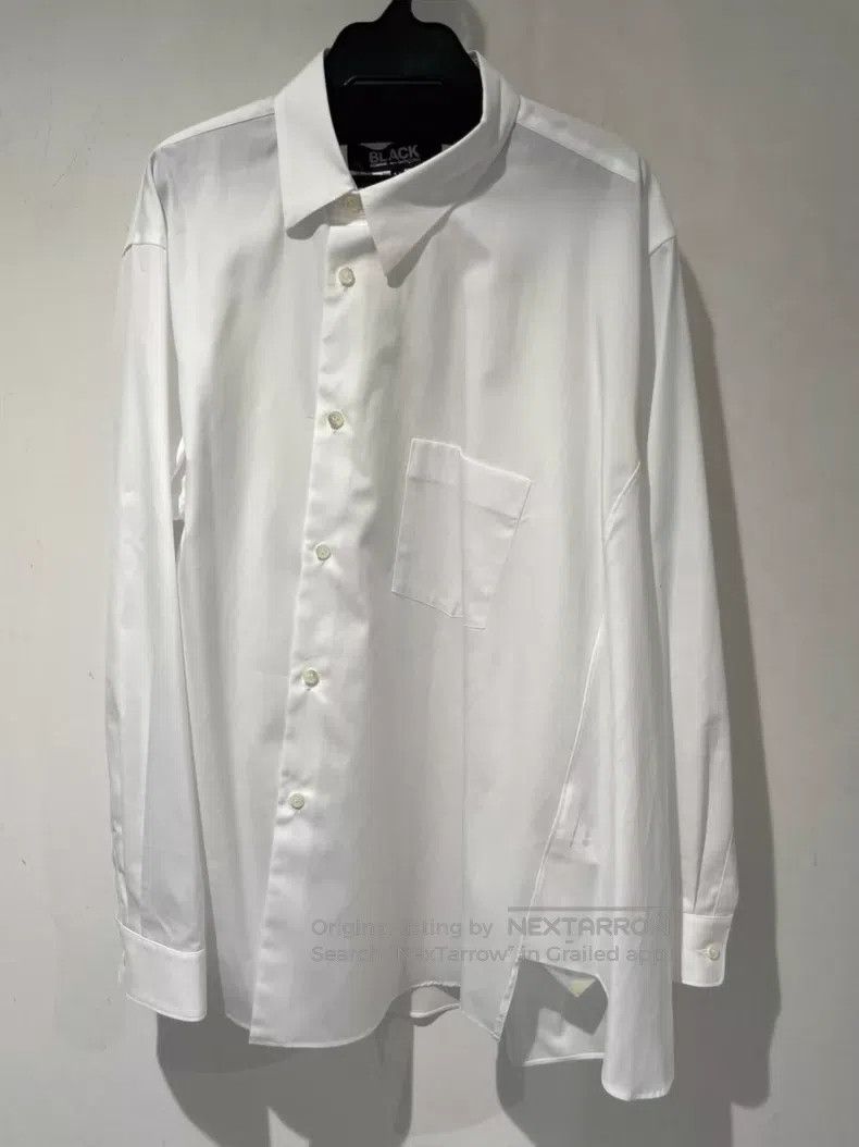 Comme des Garcons Comme Des Garcons Bias-cut pure cotton long-sleeved white Size S / US 4 / IT 40 - 1 Thumbnail