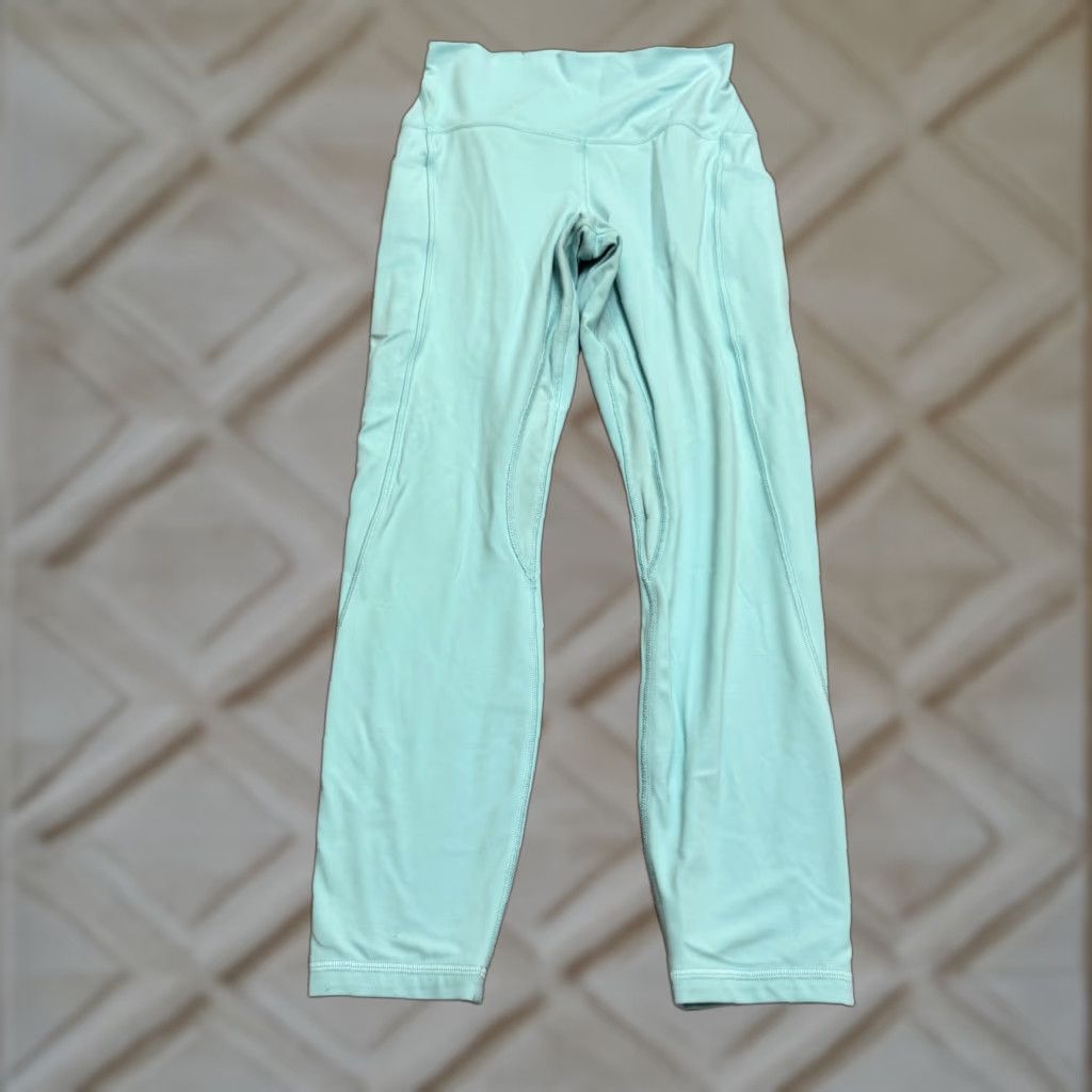 Lululemon Lululemon Leggings Women 6 Blue Invigorate Pockets Yoga Gym Compression Athletic Womens Size 28" / US 6 / IT 42 - 1 Thumbnail