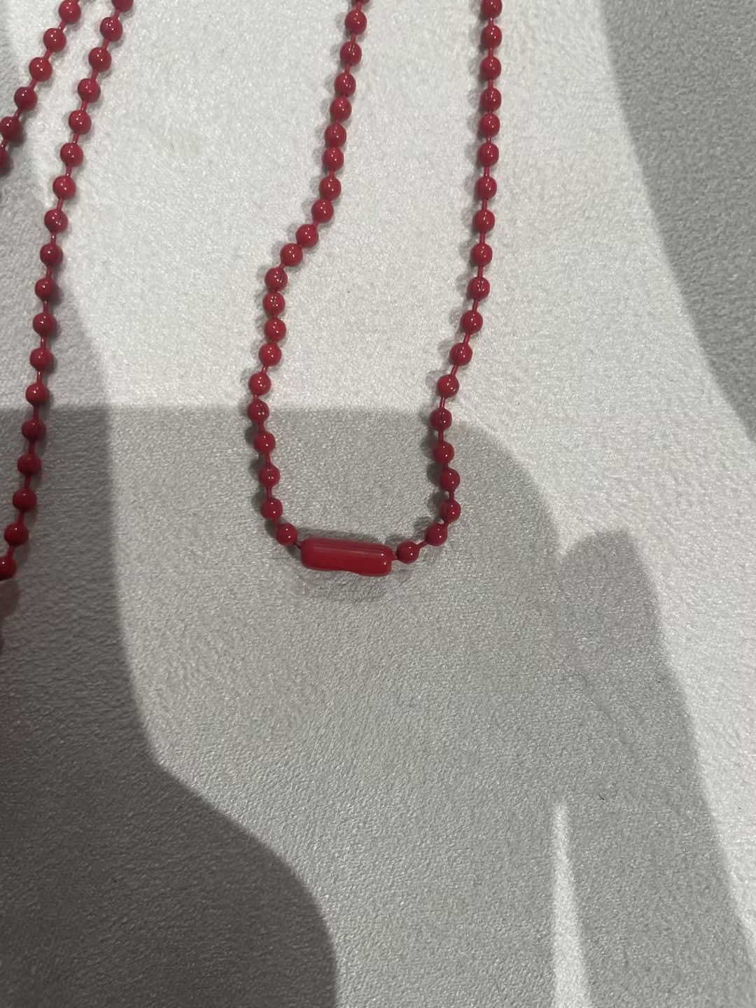 Chrome Hearts Chrome Hearts Resin Cross Pendant Ball Chain Necklace Size ONE SIZE - 7 Thumbnail