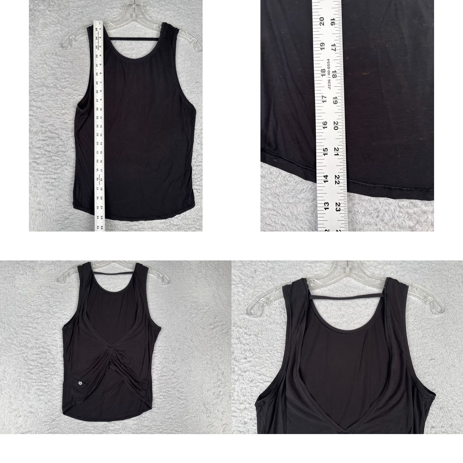 Lululemon Lululemon Shirt Women 2 Black Tank Sleeveless Gym Yoga Workout Scrunch Back Size XS / US 0-2 / IT 36-38 - 8 Thumbnail