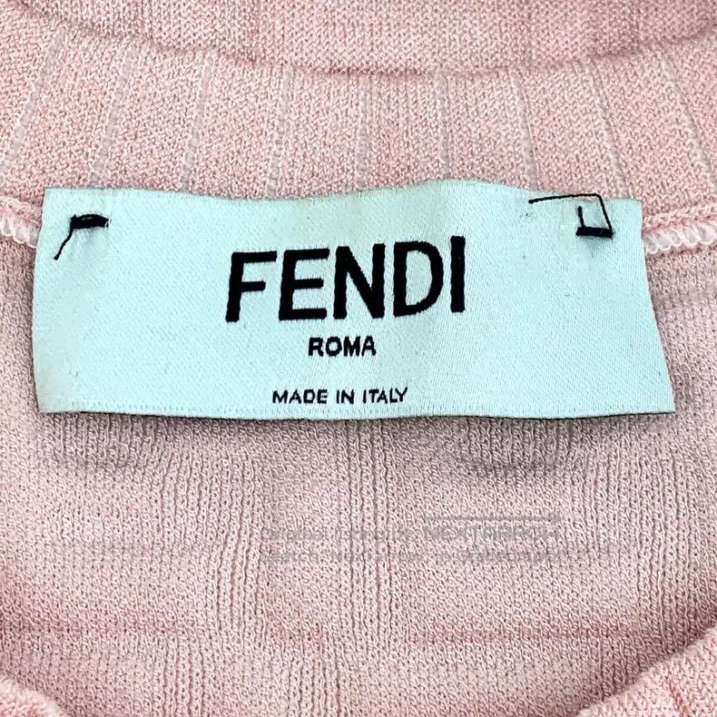 Fendi Fendi Pinkish Orange Logo Letter Embossed Full Print Sleev Size XS / US 0-2 / IT 36-38 - 5 Thumbnail