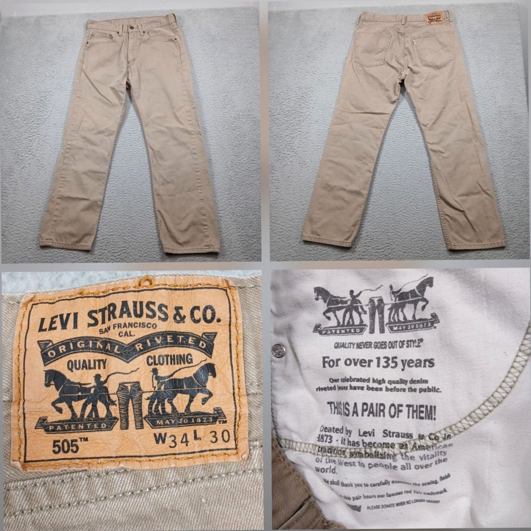 Levi's Item Specifications: Brand: Nike Size US 34 / EU 50 - 2 Thumbnail