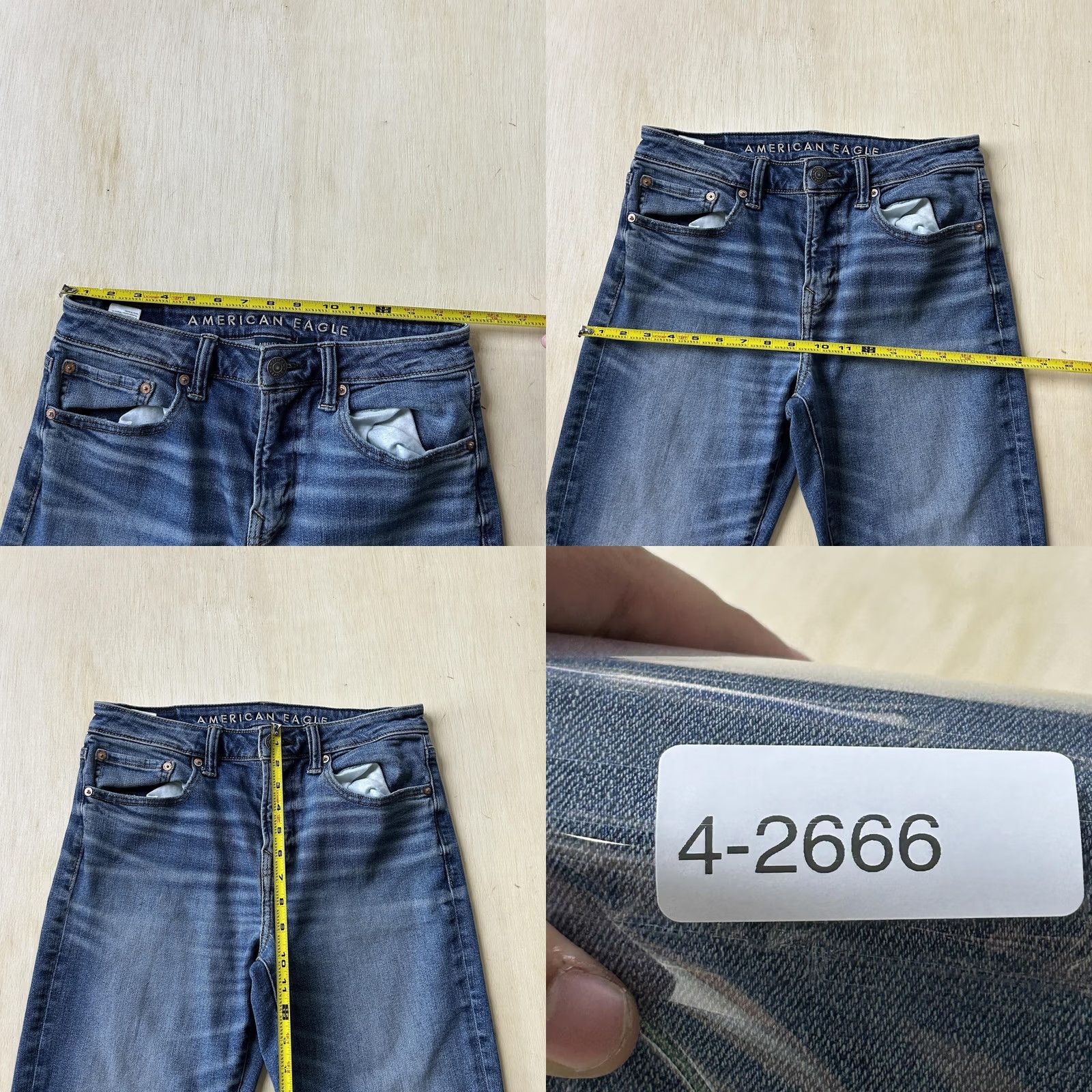 American Eagle Outfitters American Eagle Outfitters Airflex+ Jeans Mens 30x30 Medium Wash Straight Size US 30 / EU 46 - 8 Thumbnail