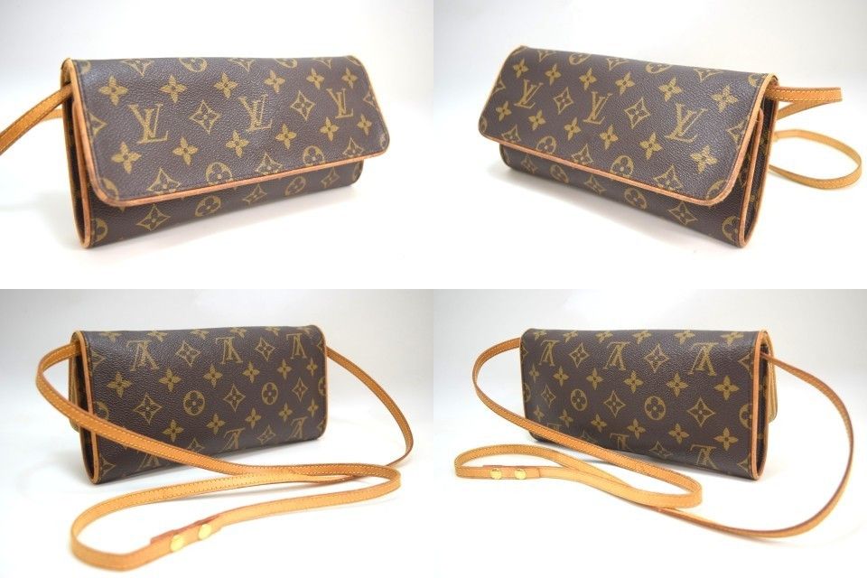 Louis Vuitton LV Pochette Twin GM Crossbody Bag Monogram M51852 Size ONE SIZE - 6 Thumbnail