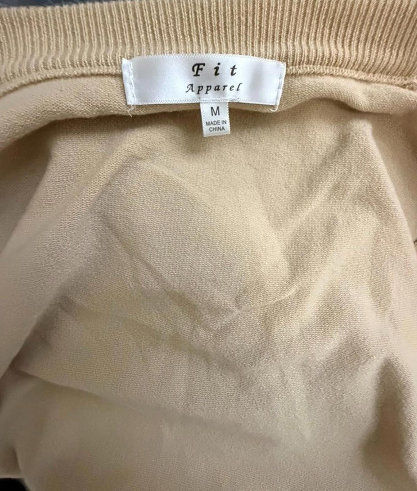 Other FIT APPAREL Cropped Cardigan in Beige (MEDIUM) Size M / US 6-8 / IT 42-44 - 5 Thumbnail