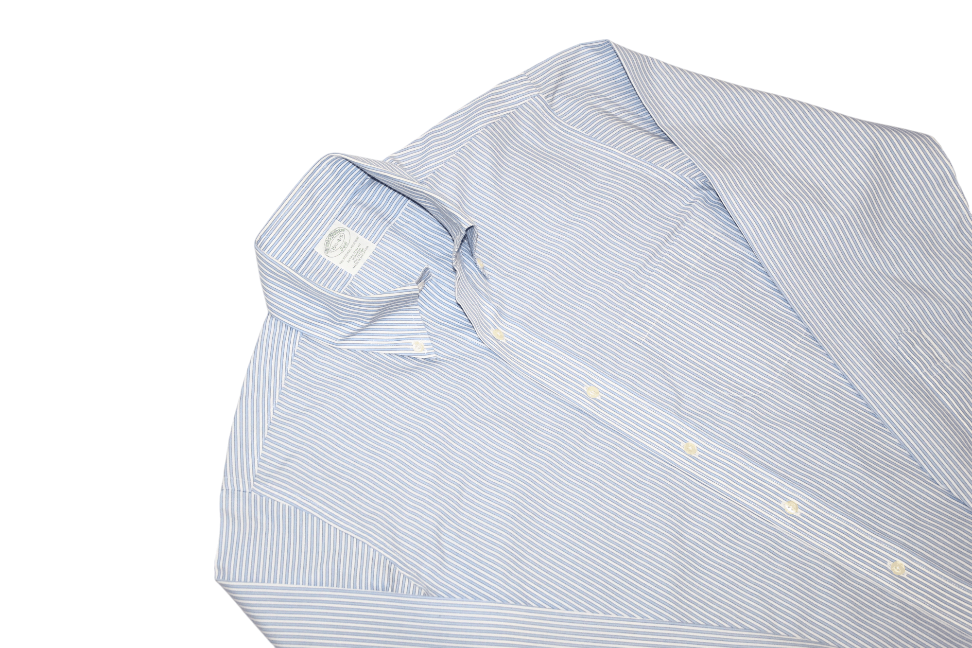 Brooks Brothers Brooks Brothers 346 Extra Slim Fit Non Iron Oxford Shirt Size US M / EU 48-50 / 2 - 2 Thumbnail