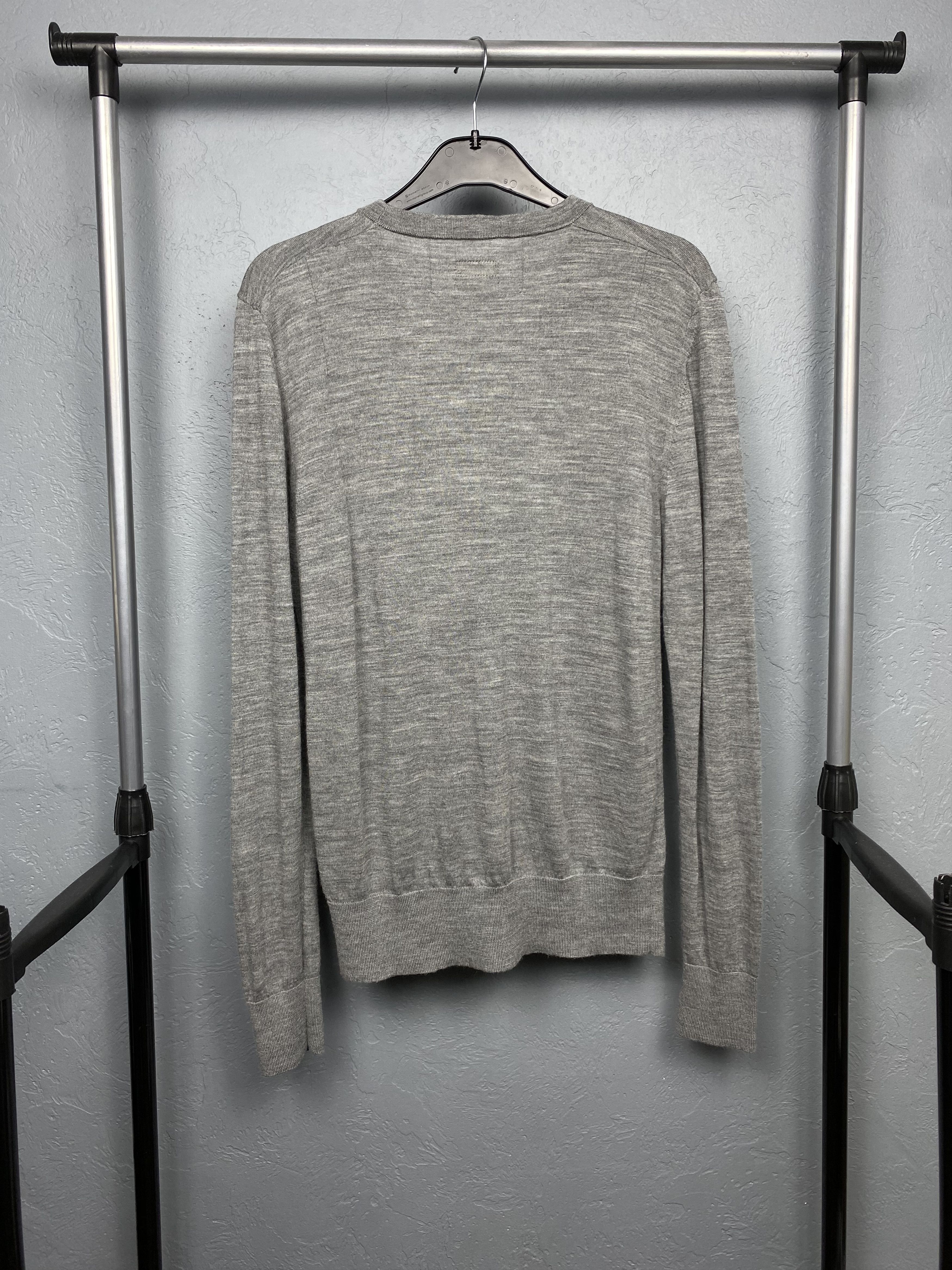 Allsaints × Vintage Allsaints Mens Mode Merino Wool Knit Cardigan Sweater Size US L / EU 52-54 / 3 - 5 Thumbnail
