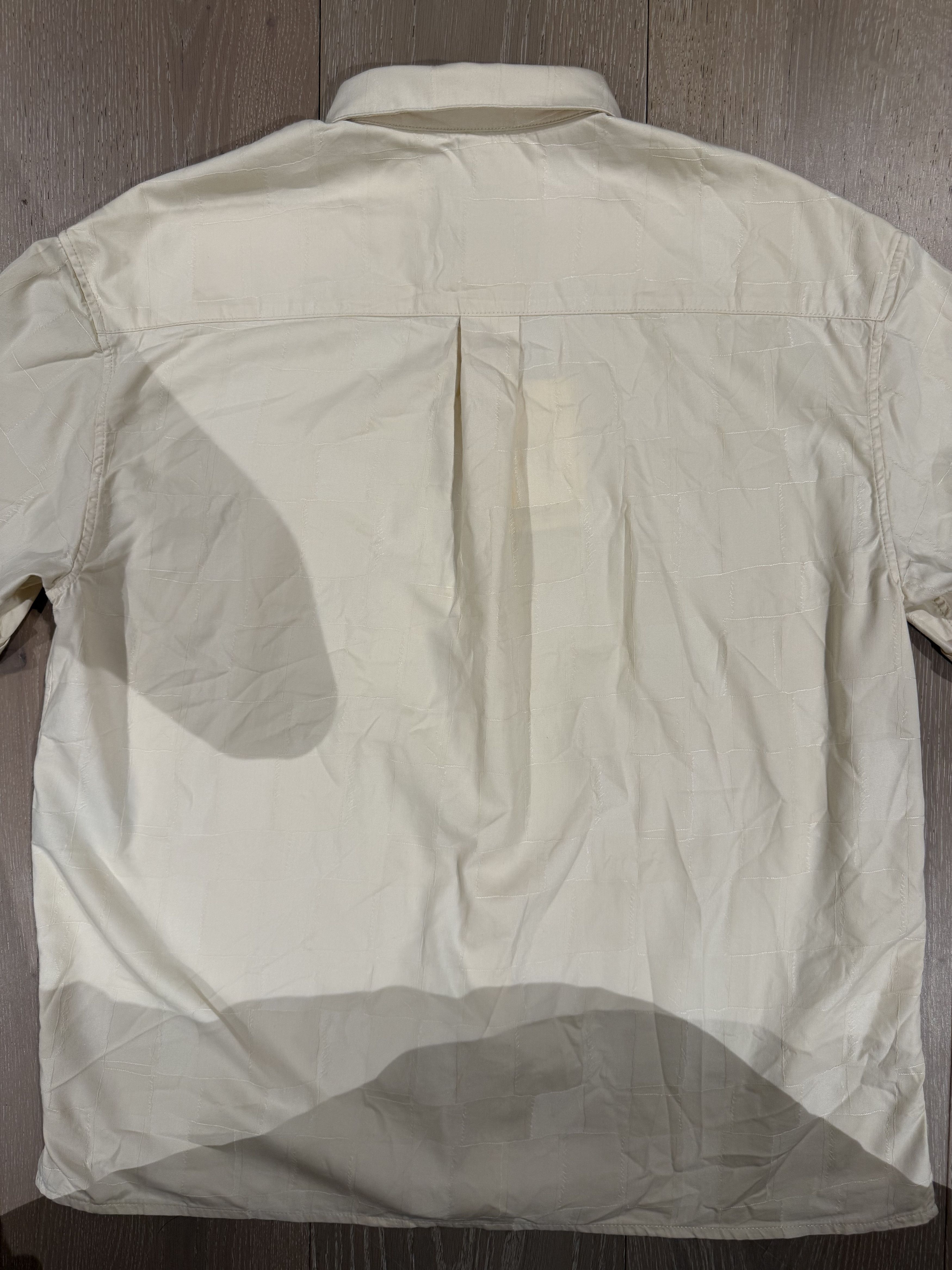 A Kind Of Guise 💚 SS24 A Kind Of Guise Elio Shirt Cubed Ivory Medium NEW Size US M / EU 48-50 / 2 - 16 Thumbnail