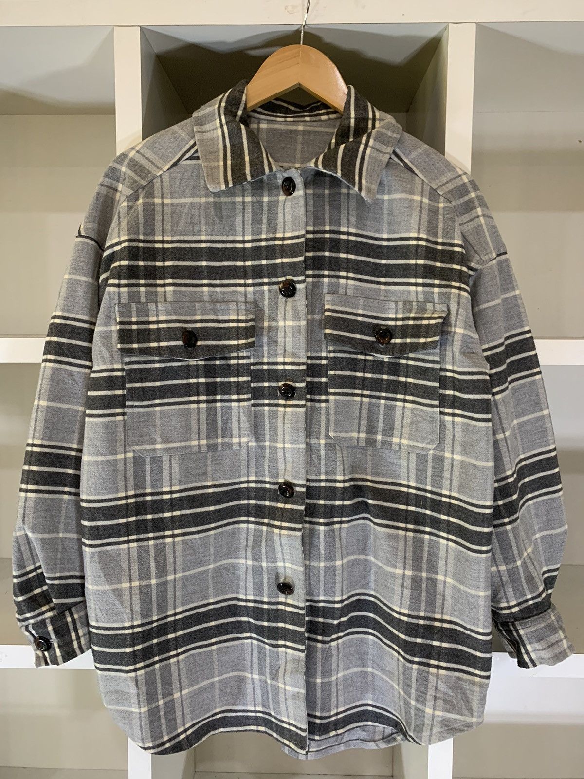 Flannel × GU Flannel Button Jacket Size US L / EU 52-54 / 3 - 1 Thumbnail