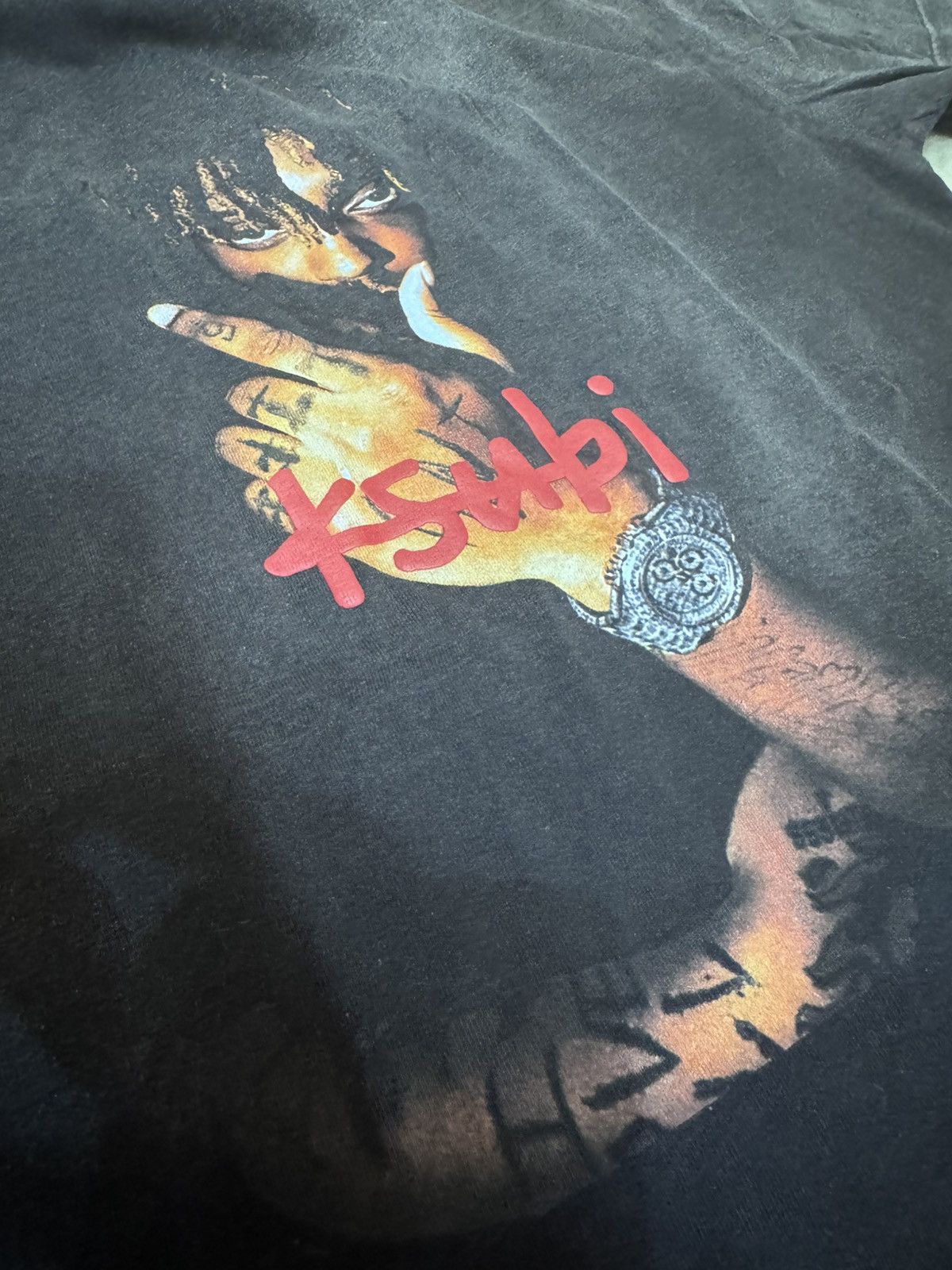 999 Club × Ksubi 999 WRLD Biggie Short-Sleeve Tee Faded Black Size US XS / EU 42 / 0 - 5 Thumbnail
