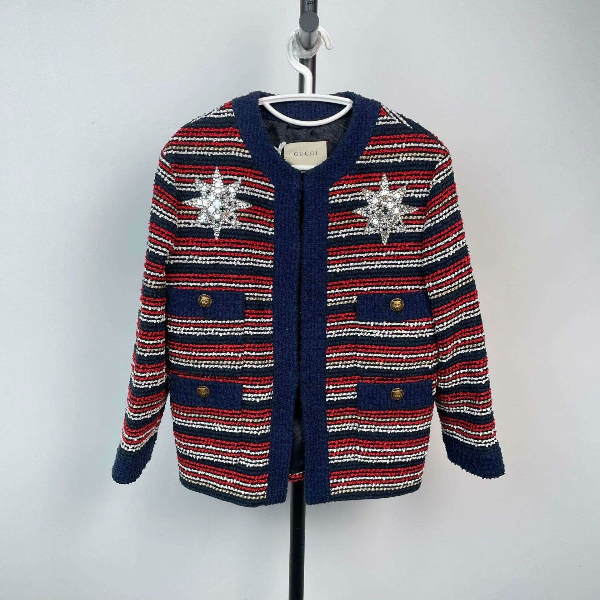 Gucci Gucci Blue Jacket 38 Women Size S / US 4 / IT 40 - 1 Thumbnail