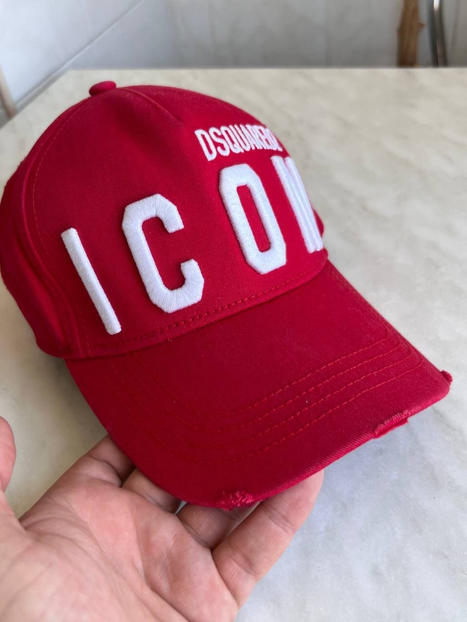 Dsquared2 Vintage Dsquared2 ICON 2000s hat cap red white 3D logo Y2K Size ONE SIZE - 5 Thumbnail