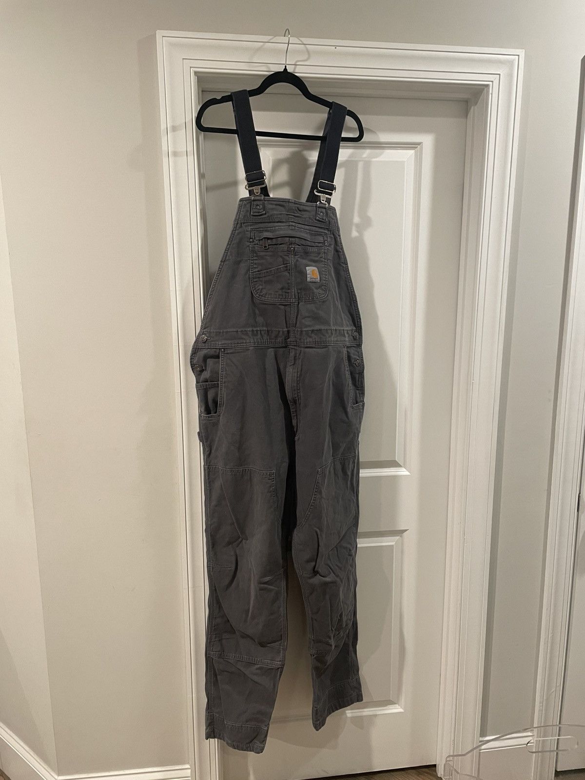 Carhartt CARHARTT RUGGED FLEX CANVAS BIB OVERALLS (OR2987-M) Size US 42 / EU 58 - 1 Thumbnail