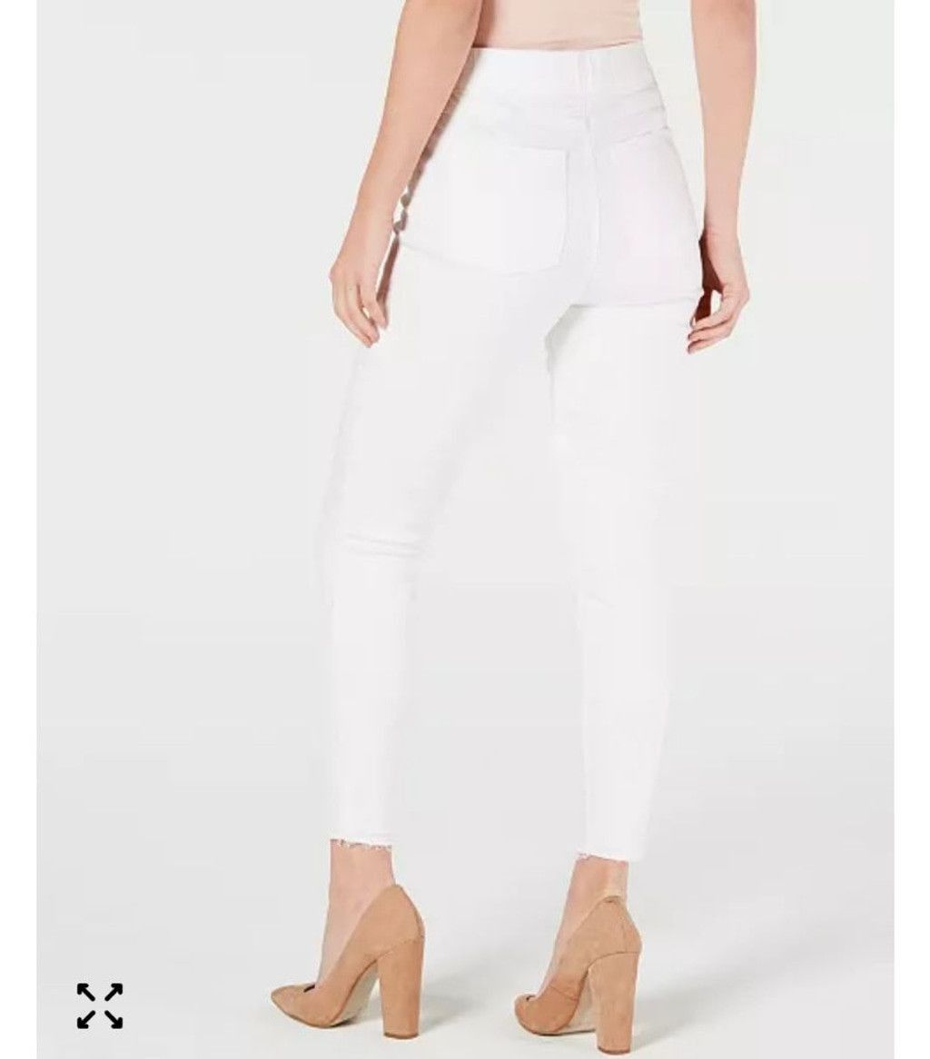 Spanx Women's SPANX Jeans White Distressed Size S Size 28" / US 6 / IT 42 - 2 Thumbnail