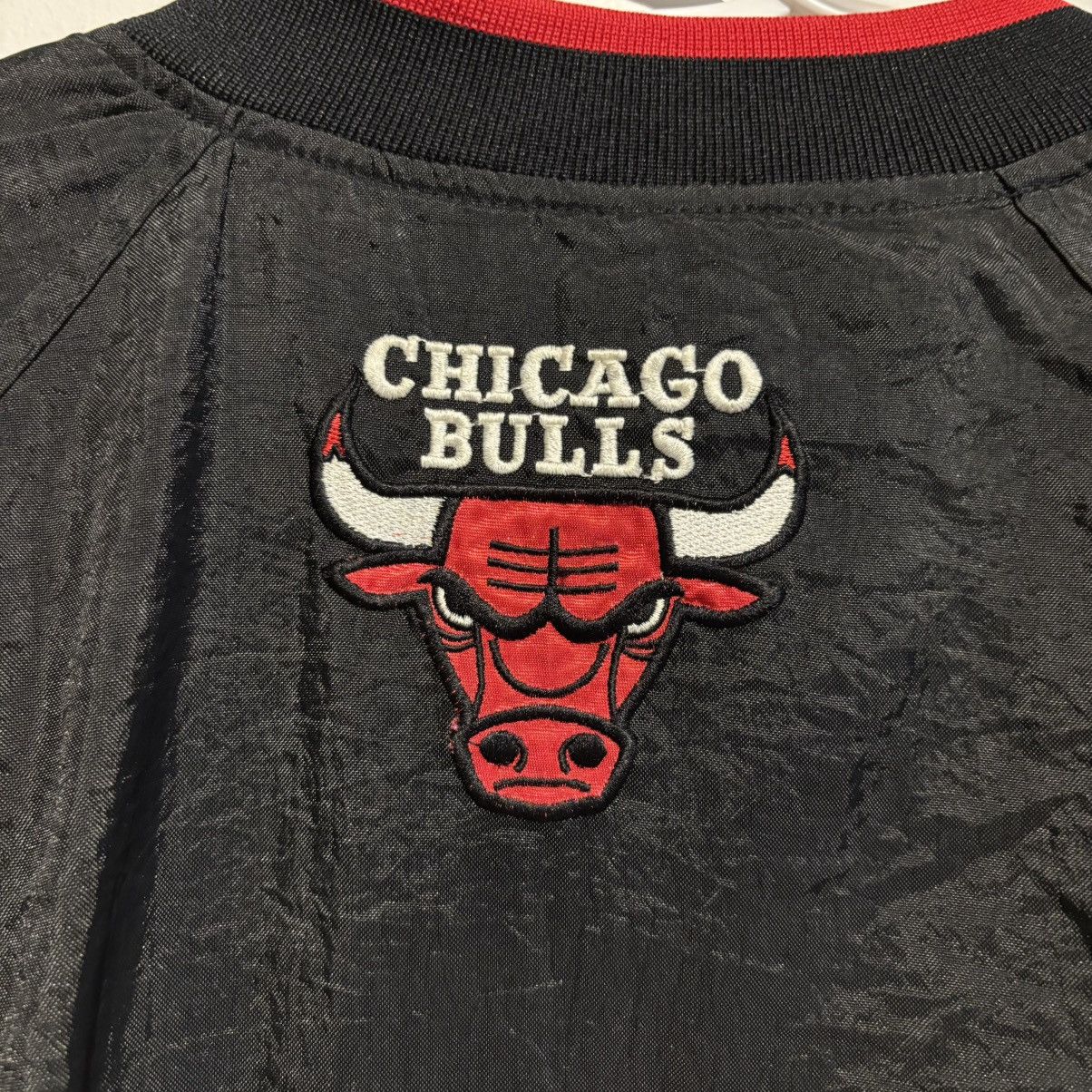 NBA × Pro Player × Vintage Vintage 90's Chicago Bulls Pro Player Windbreaker Black NBA Size US M / EU 48-50 / 2 - 14 Thumbnail
