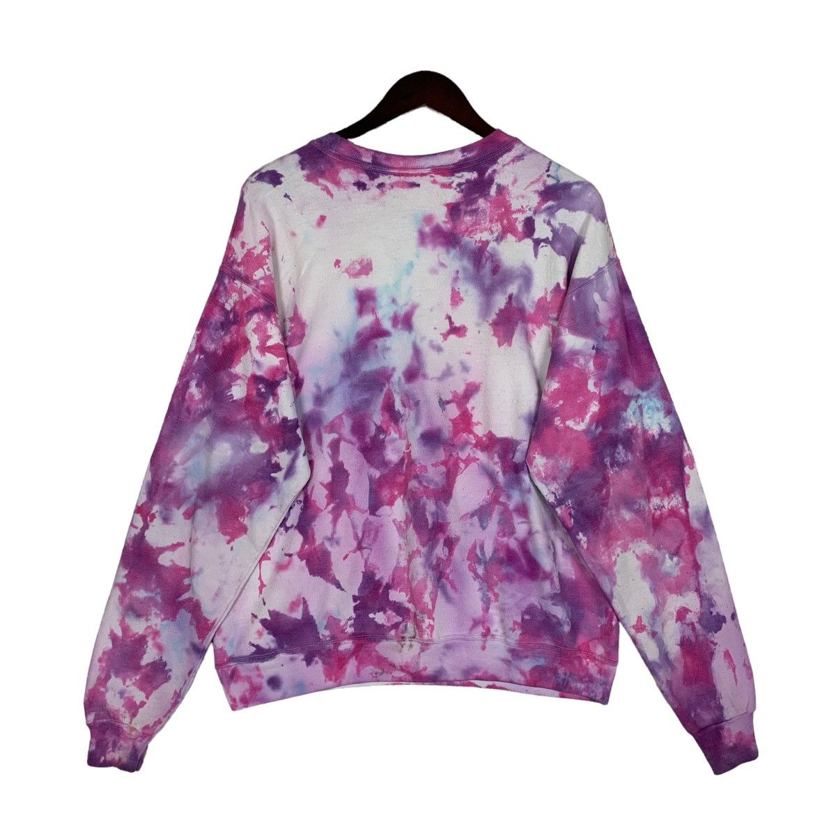 Hanes × Vintage Vintage Hanes Streetwear Crewneck Tye Dye Sweatshirt Size US M / EU 48-50 / 2 - 6 Thumbnail