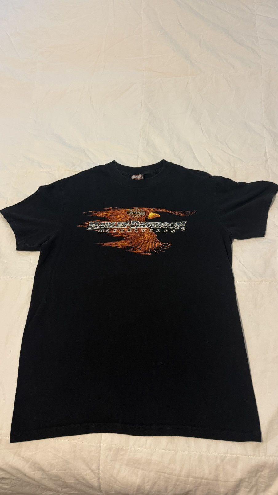 Harley Davidson Rare 2008 Harley Davidson HUD Fire Pompano Beach Fl Mens L Size US L / EU 52-54 / 3 - 3 Thumbnail