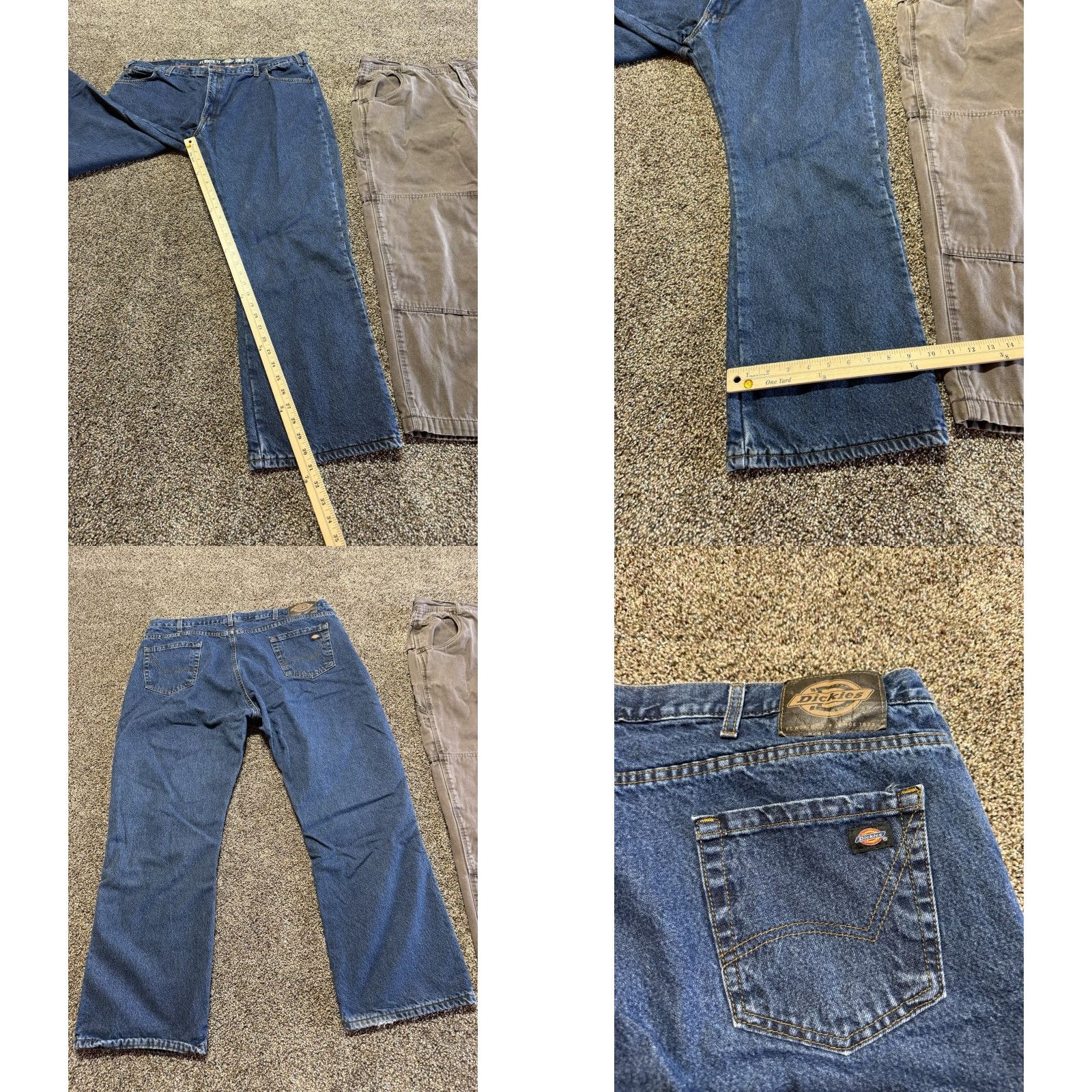 Dickies Dickies Jeans Men 42x30 Denim Lined Flannel Blue 42 30 Straight Regular Size 42 Dickies & Polar King Lot Of 2 Mens Size US 42 / EU 58 - 8 Thumbnail