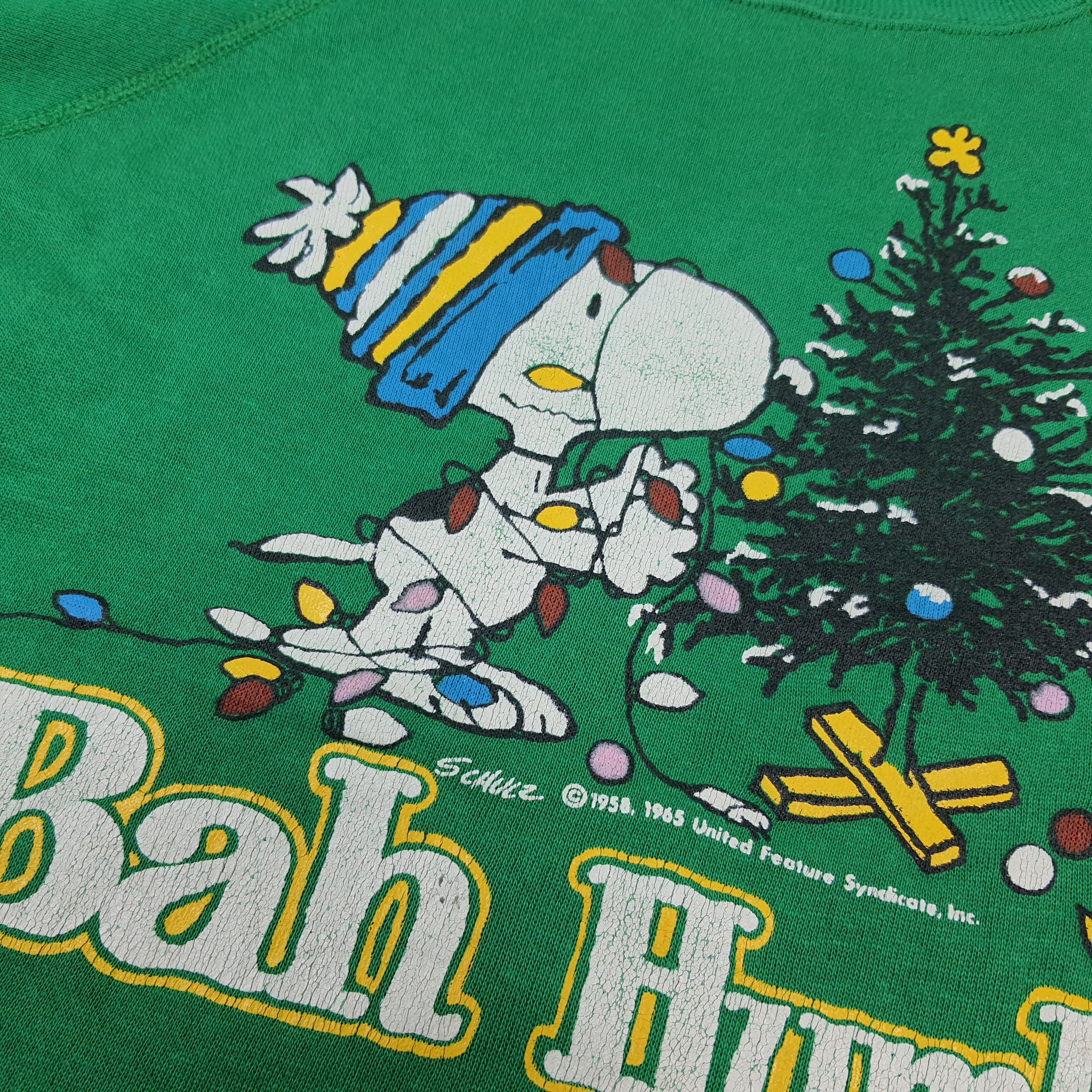 Vintage Vintage 90s Bah Humbug Christmas Sweatshirt C302N9 Size US XXL / EU 58 / 5 - 2 Thumbnail