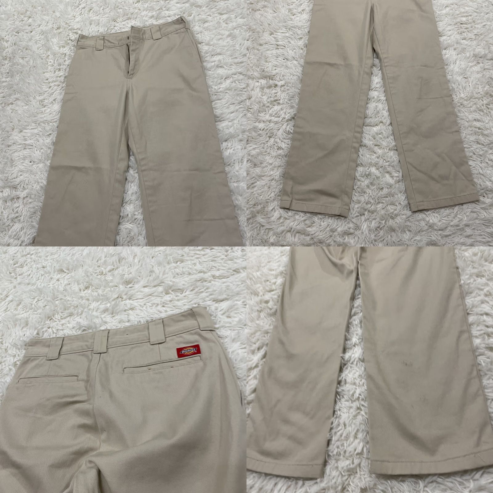 Dickies DICKIES Pants Women 5/27 Work Crop Roll Hem Khaki Logo Heritage Pants 5/27 30x28 Size 27" / US 4 / IT 40 - 10 Thumbnail
