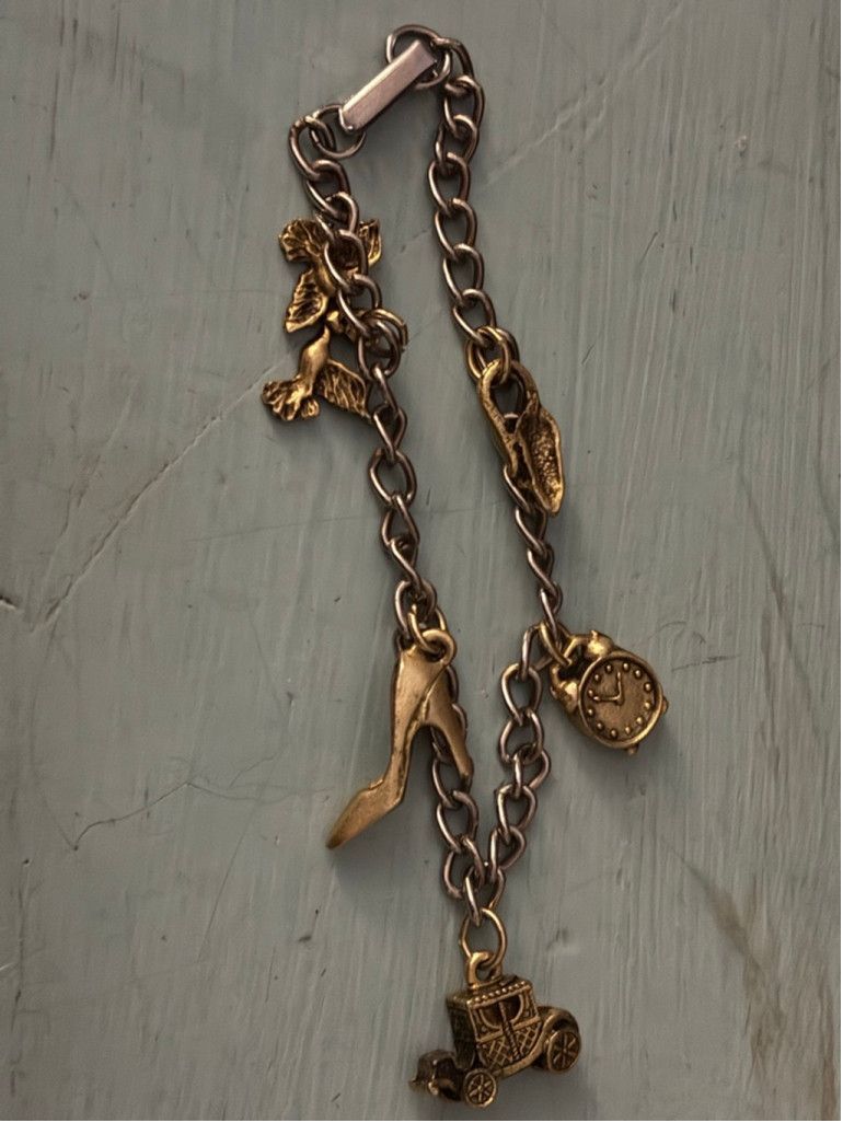 The Unbranded Brand Disney’s Cinderella Silver & Gold Charm Bracelet One Size Size ONE SIZE - 7 Thumbnail