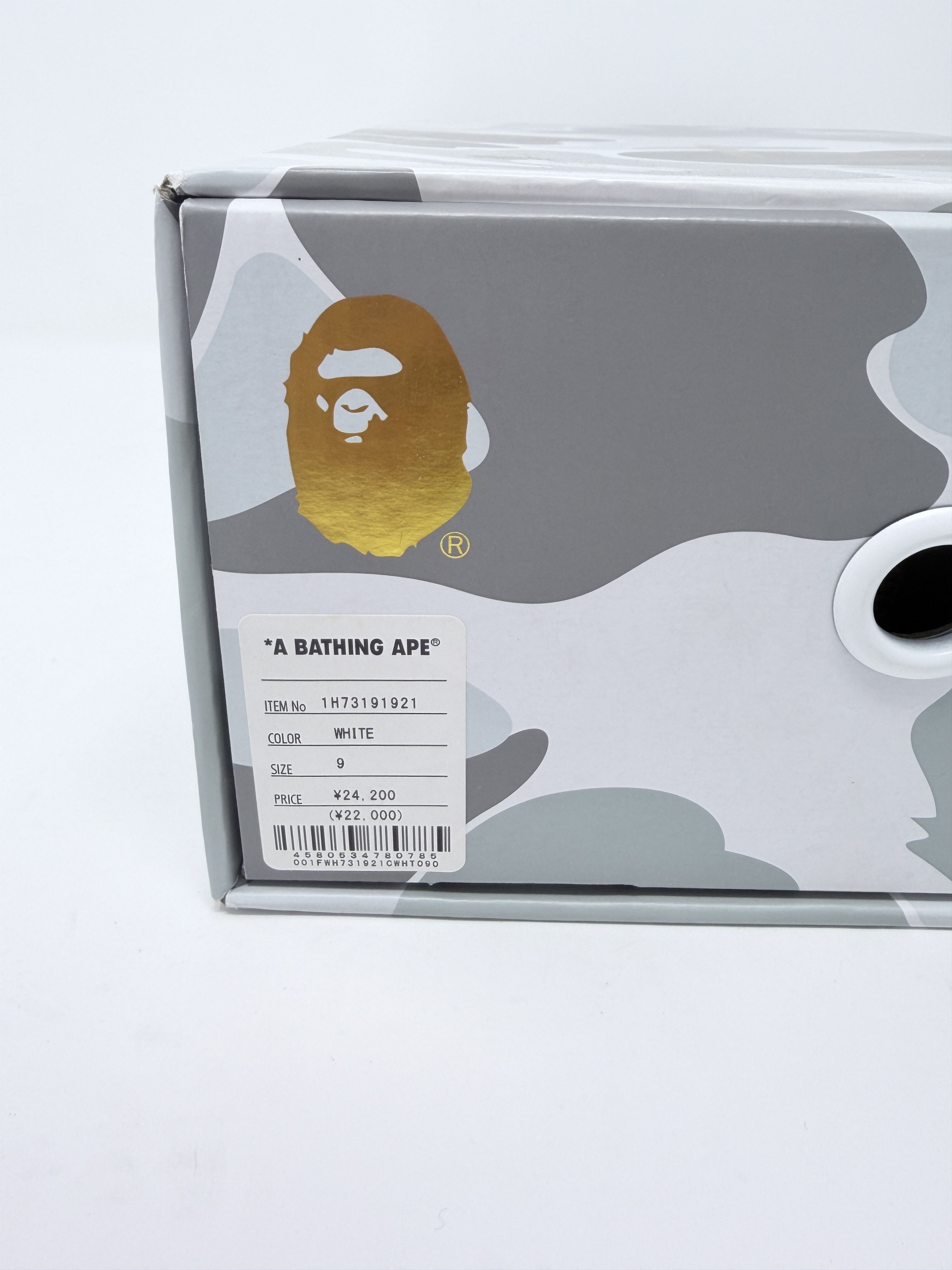 Bape × JJJJound JJJJound Bapesta OG Low White Gray Size US 9 / EU 42 - 13 Thumbnail