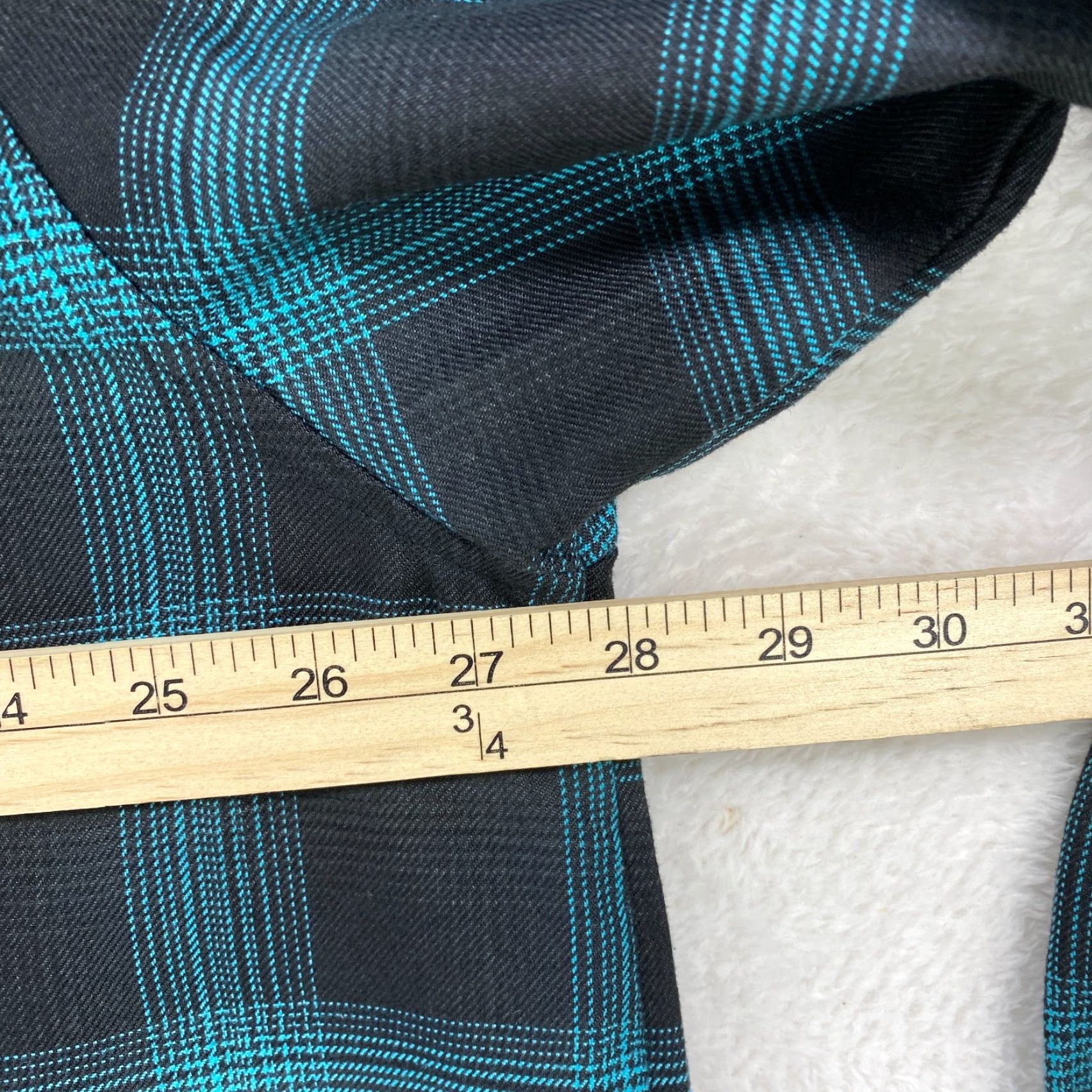 Vintage Dixxon Flannel SXS Mens 3XL Teal Black Pearl Snap The Trixie Long Sleeve Shirt Shirt Mens 3XL Flannel Shirt Snap Button Pocketed Plaid Size US XXL / EU 58 / 5 - 6 Thumbnail