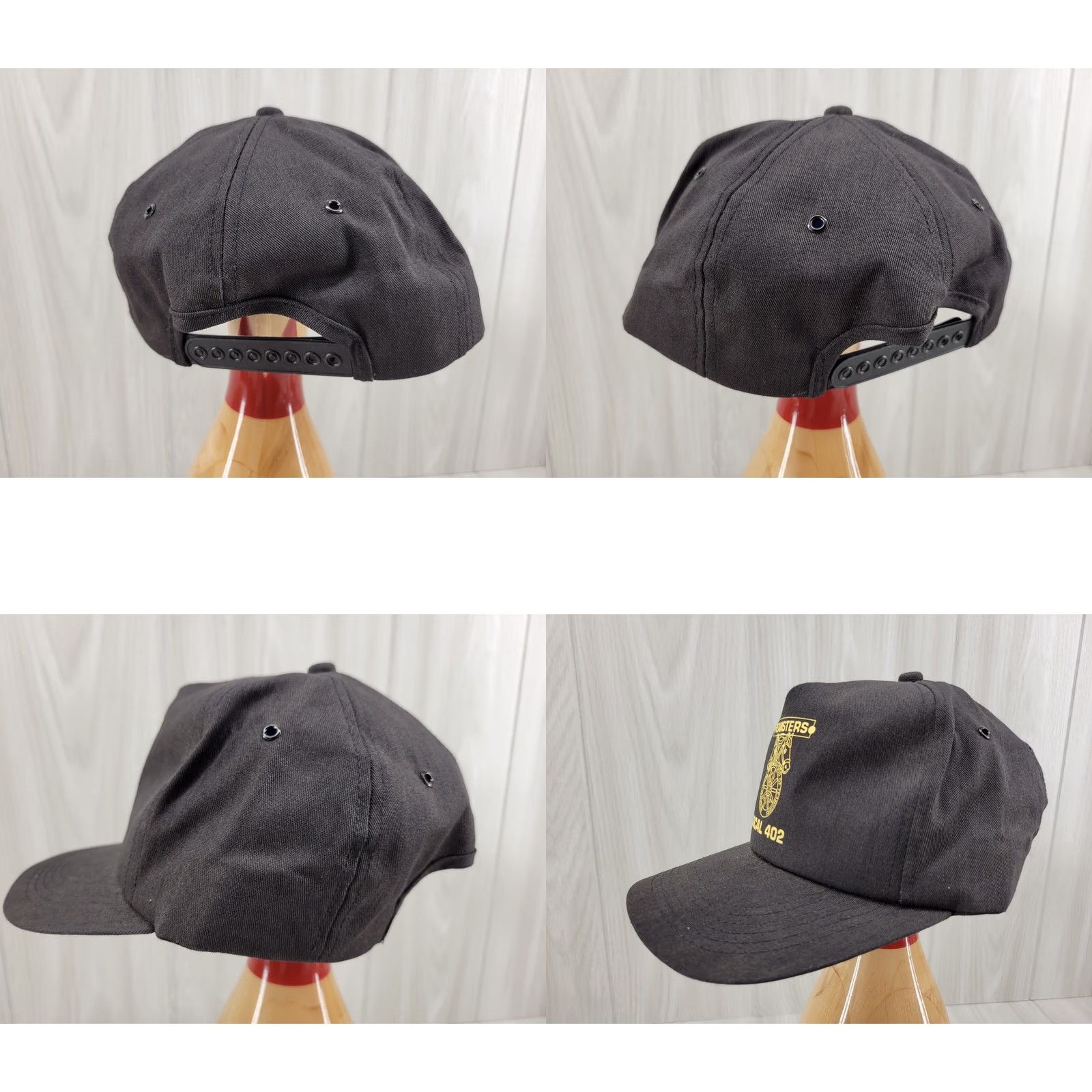 Vintage VINTAGE Legend Trucker Hat Men Local 402 Teamsters IBT Black #3 Adjustable Adjustable Hat Logo Winter Summer Spring Fall Mens Size ONE SIZE - 8 Thumbnail