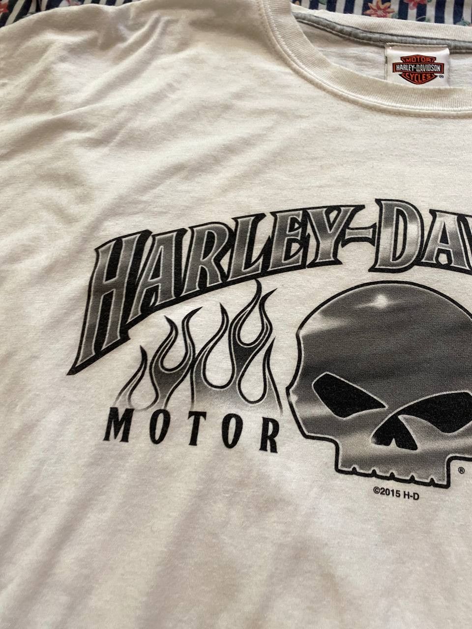 Harley Davidson Vintage Harley Davidson Big Y2K Logo Short Sleeve T-Shirt XL Size US XL / EU 56 / 4 - 4 Thumbnail