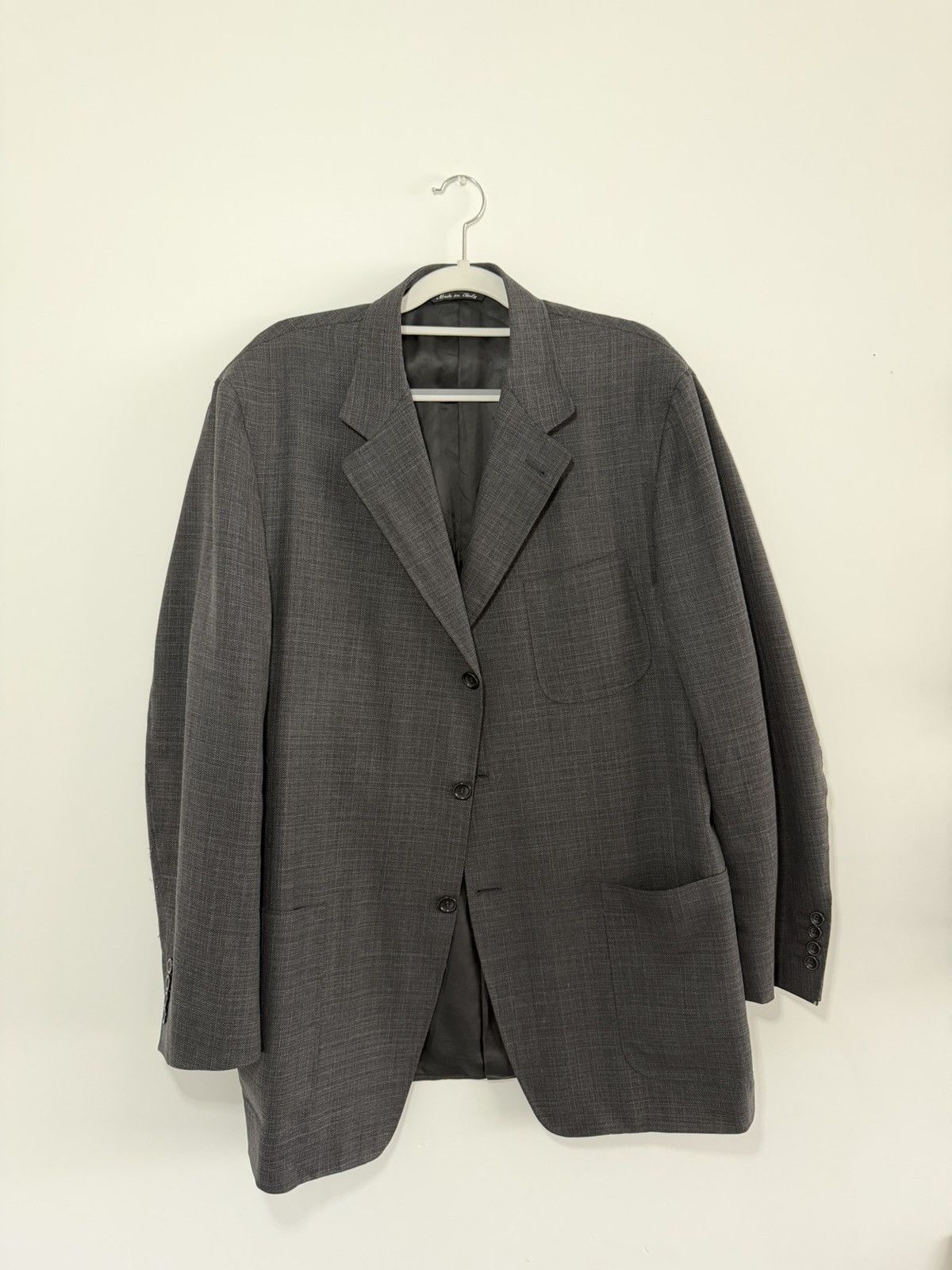 Canali Canali Proposta Blazer Grey Loro Piana Wool, Made in Italy Size 54R - 1 Thumbnail
