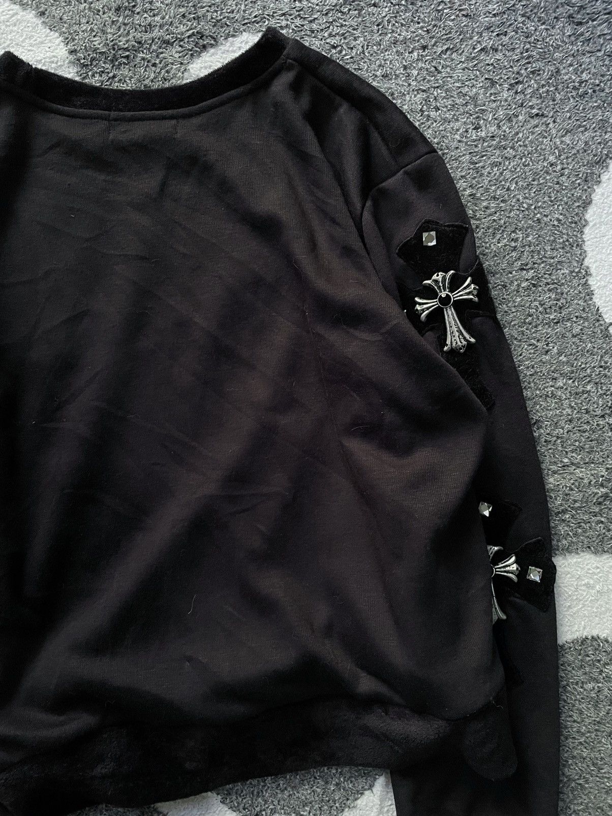 20471120 IRON CROSS SWEATSHIRT FUR MATERIAL Size US M / EU 48-50 / 2 - 14 Thumbnail